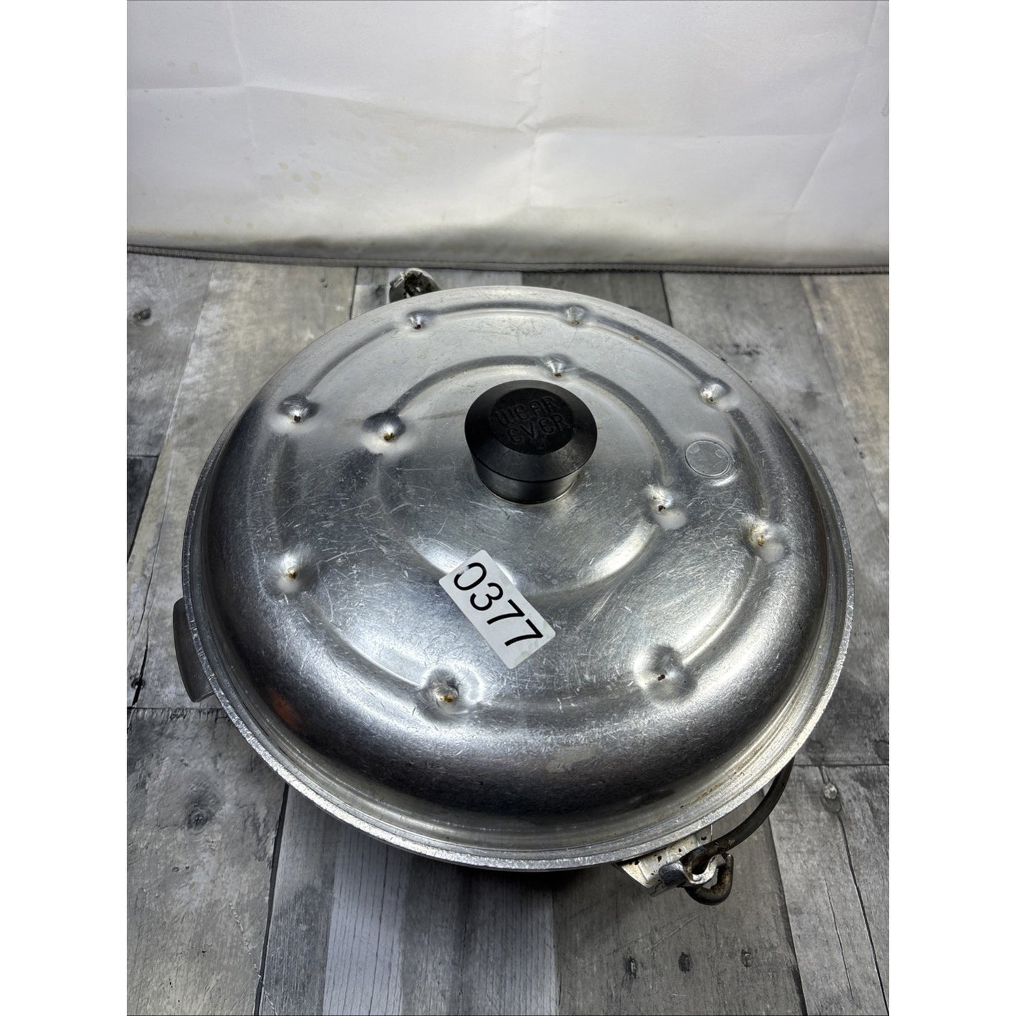 Vintage WEAR EVER #2344 1/2 Aluminum Lidded Pot w/ Handle & Pressure Release