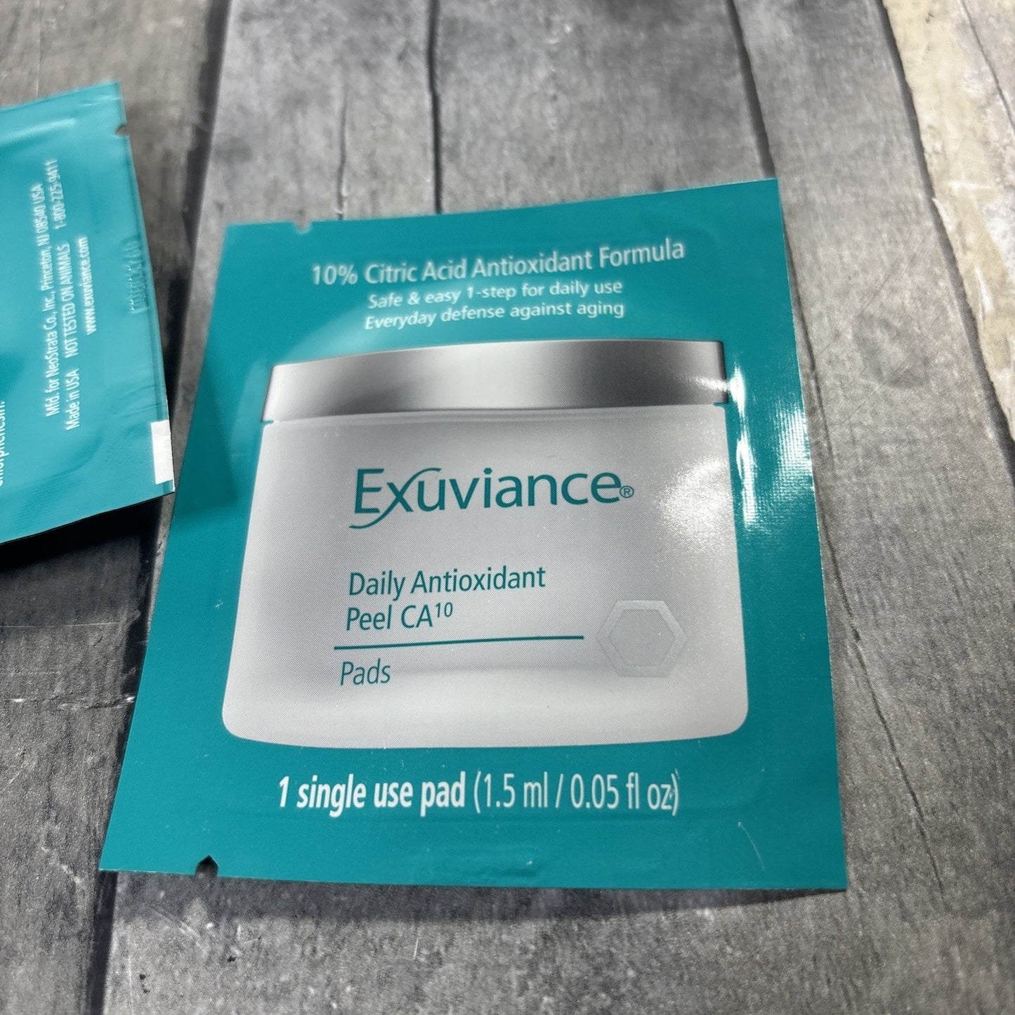 Exuviance Daily Antioxidant Peel Pads 10% Citric Acid- 1 Week Supply (Lot Of 7)