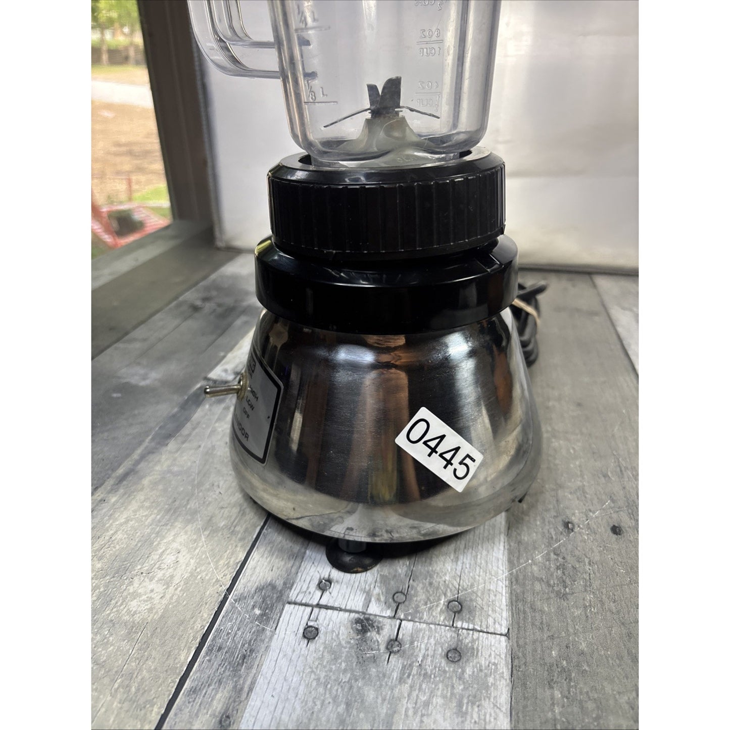 Waring Commercial Blender Model 36BL83 Glass Pitcher 2 Speed Chrome 40oz VIDEO