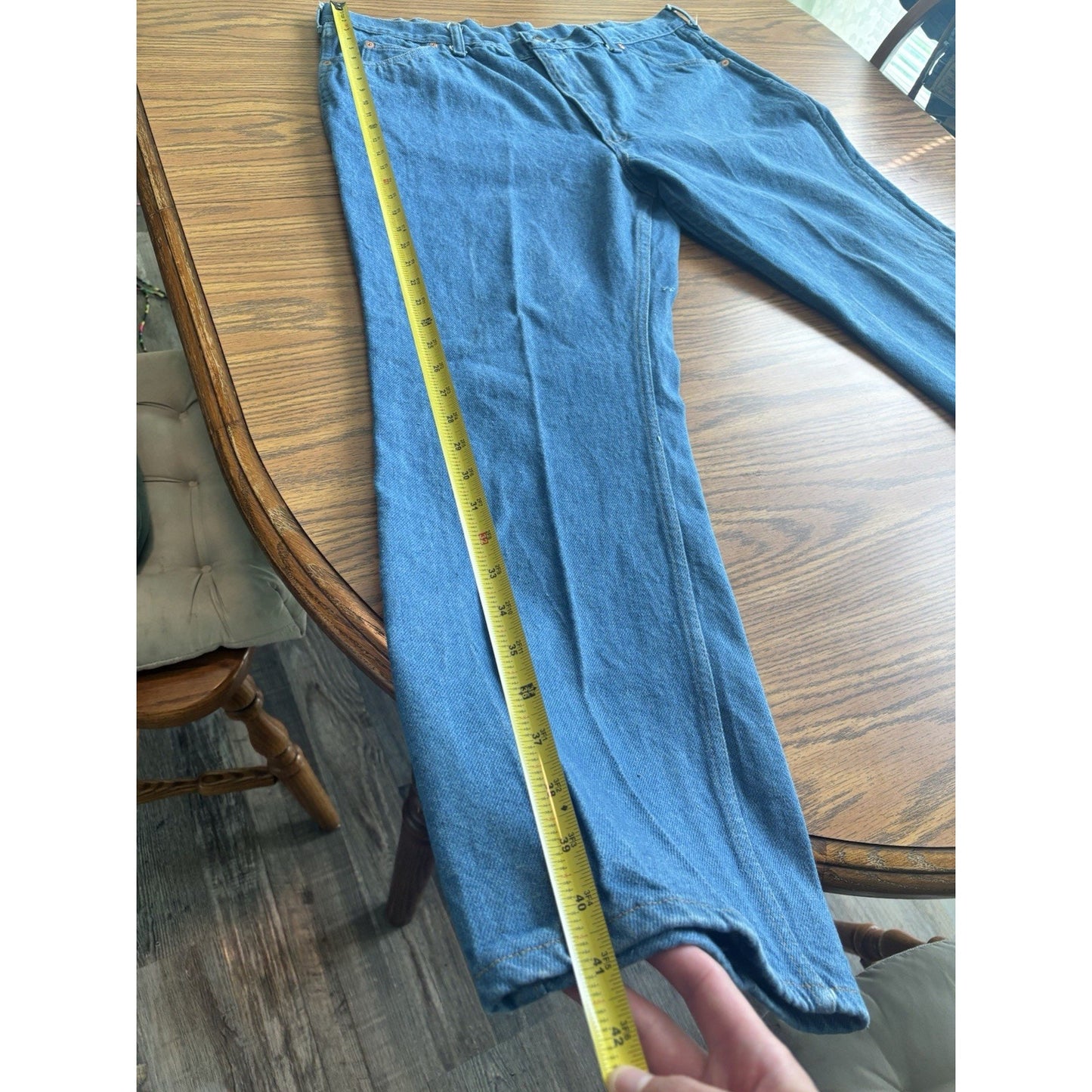 Roebucks Men’s Denim Jeans 42x32 - Vintage Made In 1985 Great Condtion