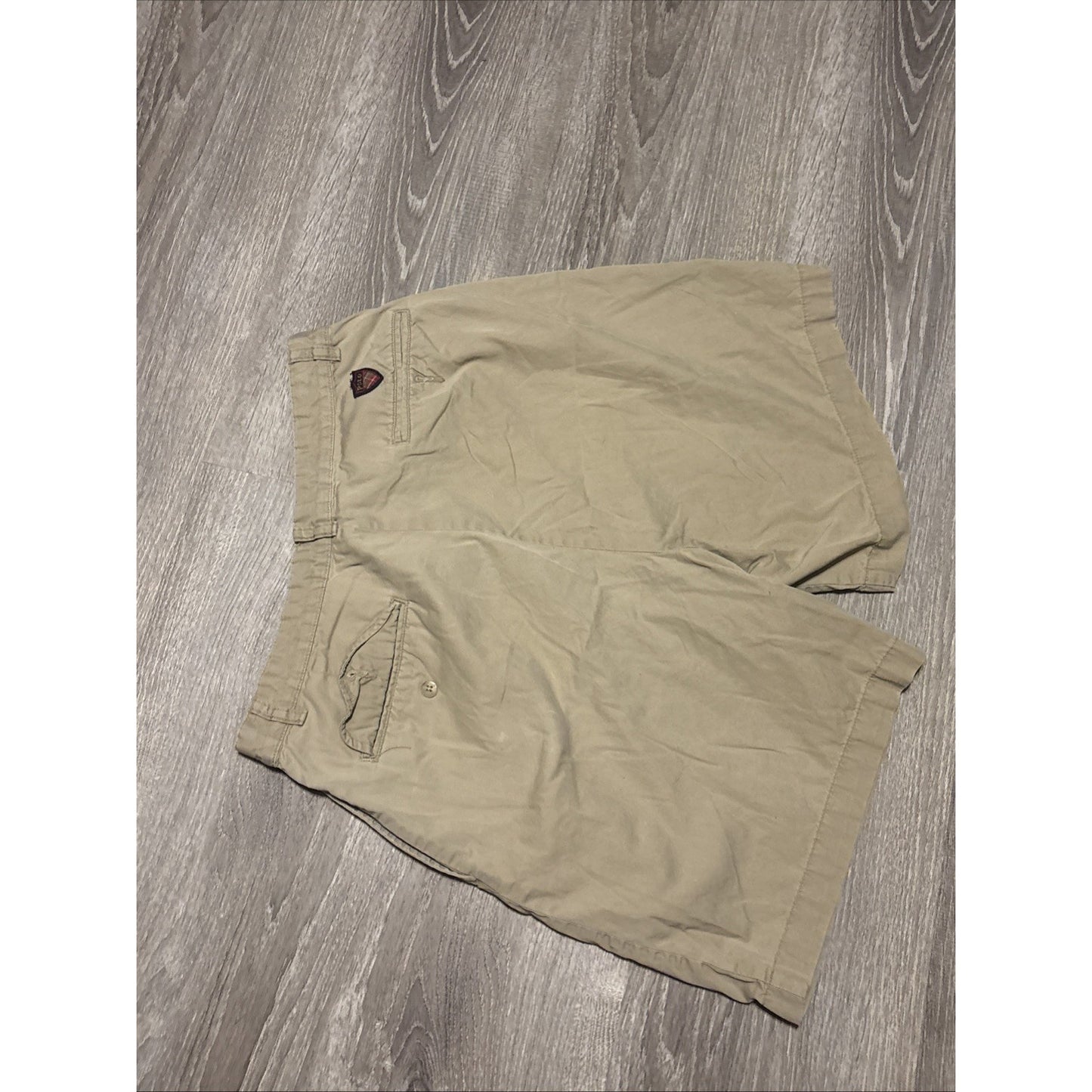 Polo Golf Ralph Lauren Shorts Mens 42 Ivory Pleated 100% Cotton Golfer