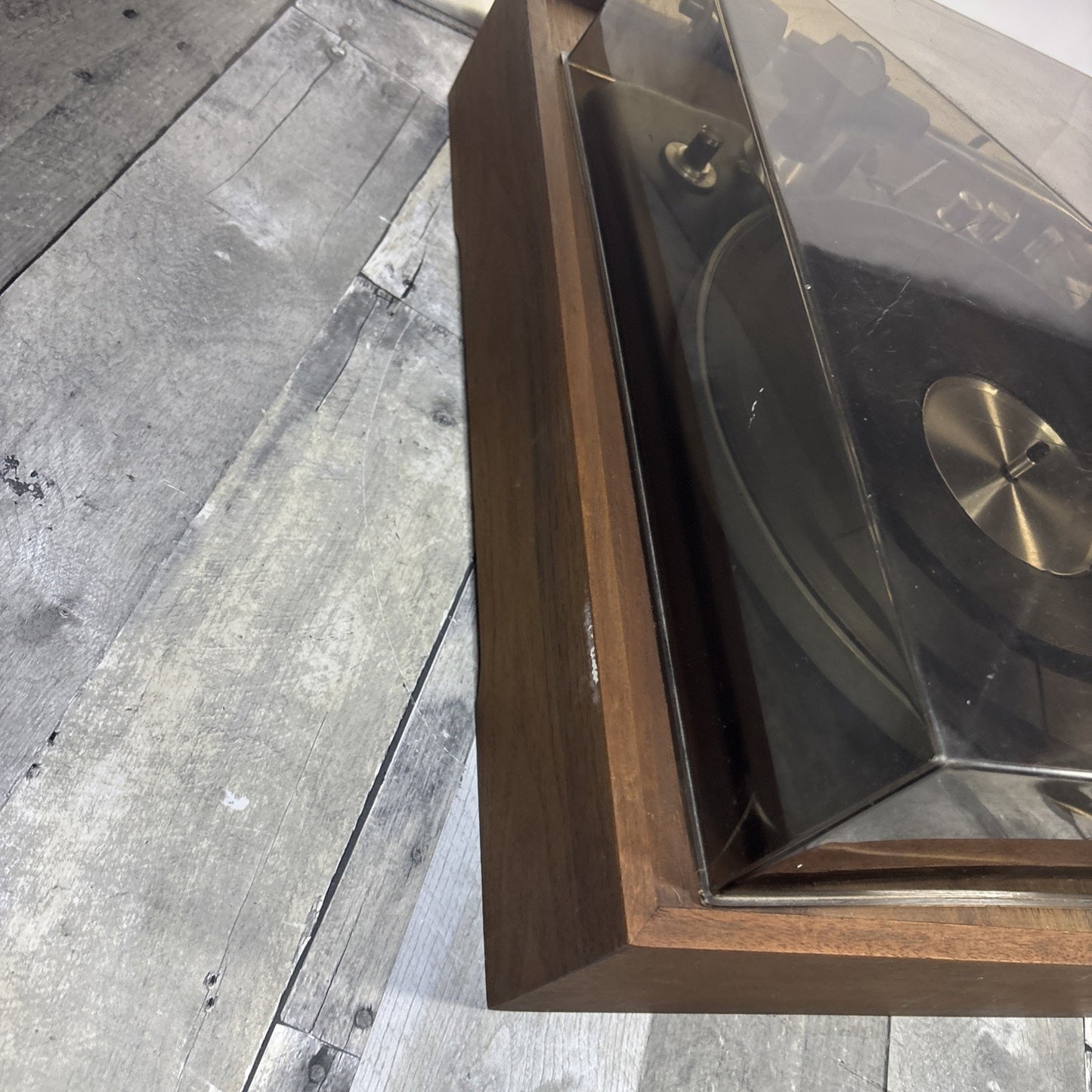 Elac Miracord 45 Turntable Realistic Wood Base Original