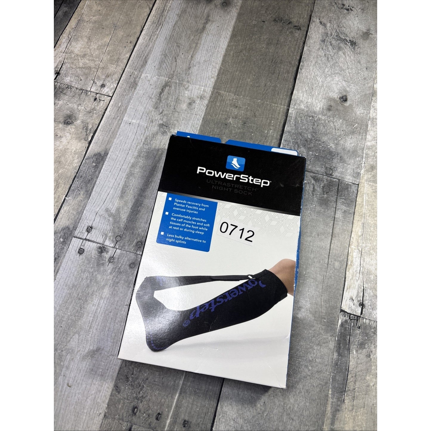 Powerstep Ultrastretch Night Sock (16” - 21” Calf Size) Plantar Fasciitis Relief