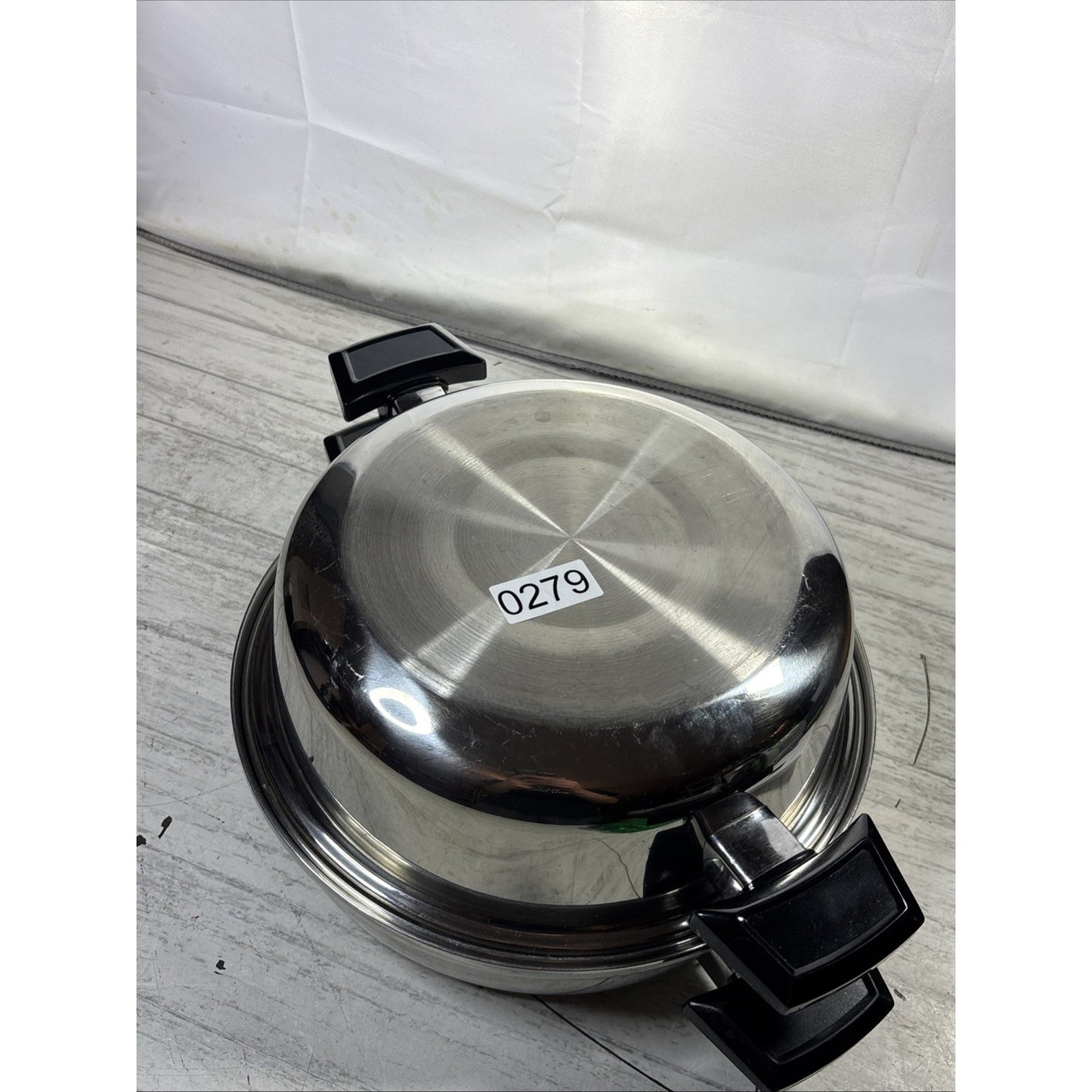 Royal Queen USA 304 Stainless 5 Ply Multi-Core 11" Skillet & Lid