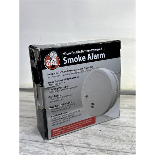 CODE ONE Kidde Smoke Alarm i9040 Micro Profile Battery Powered NEW