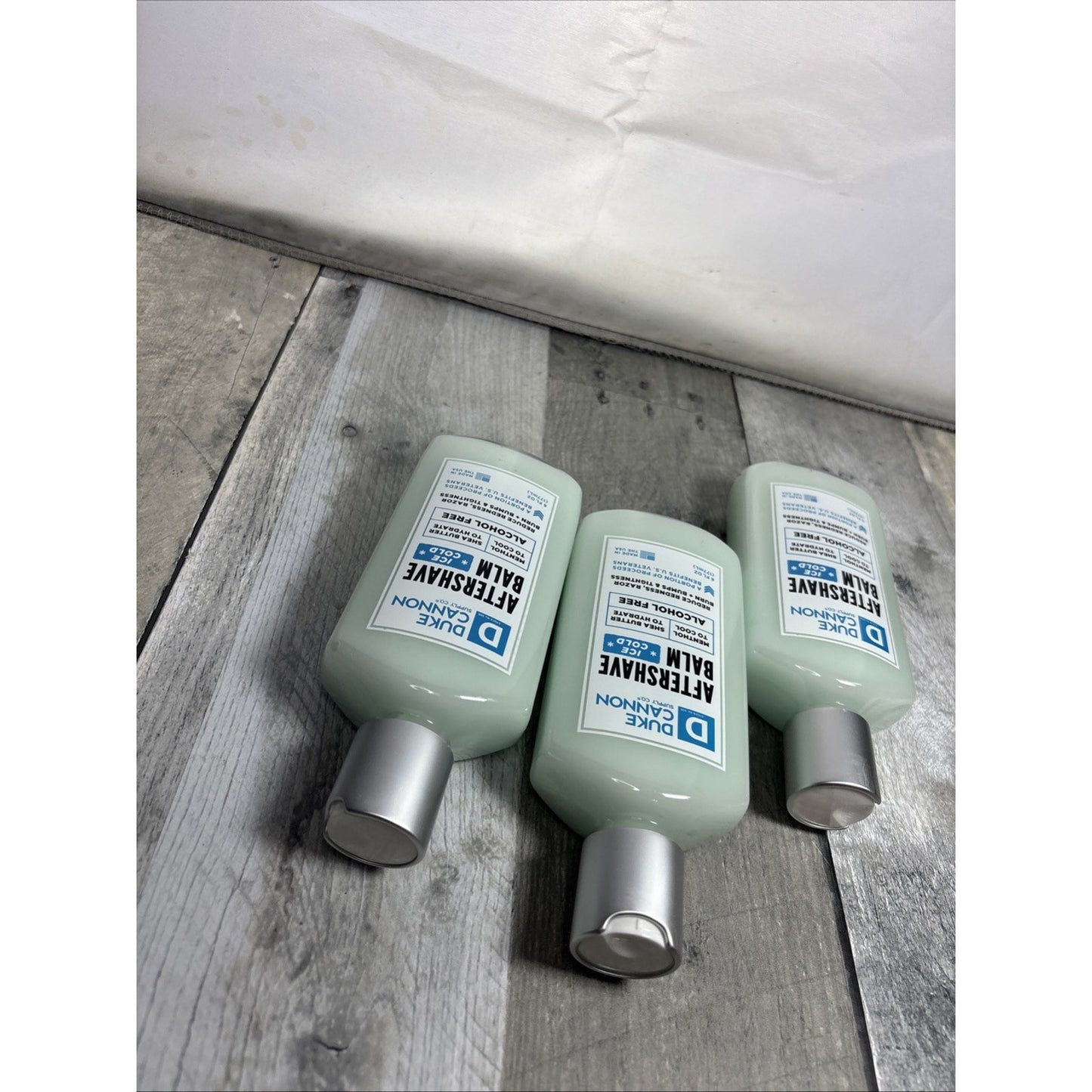 Duke Cannon Supply Co ICE COLD After Shave Balm ( Lot of 3 ) 6fl oz Each USA