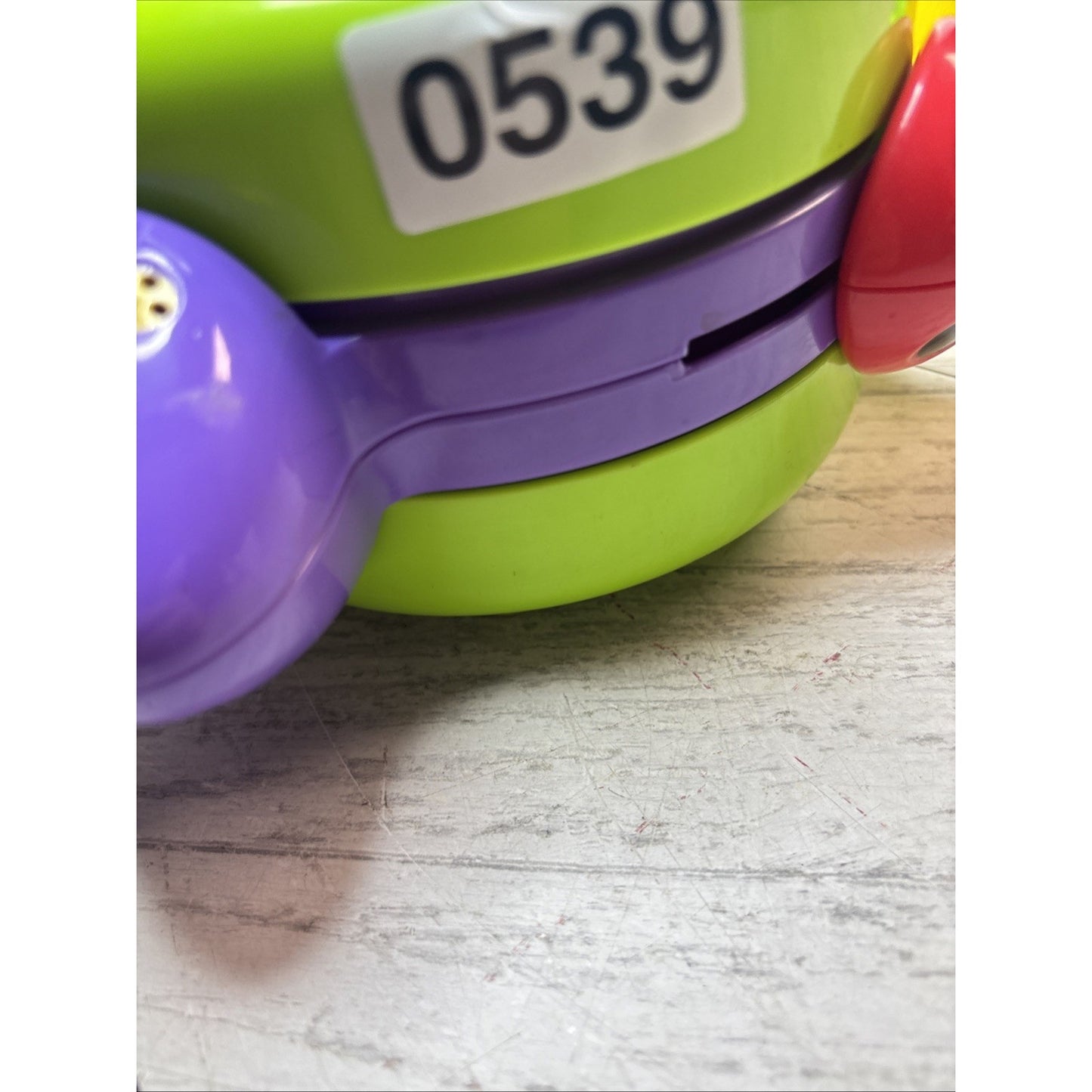 Fisher Price Go Baby Go 1-2-3 Crawl Along With Me Musical Snail Mirror Works