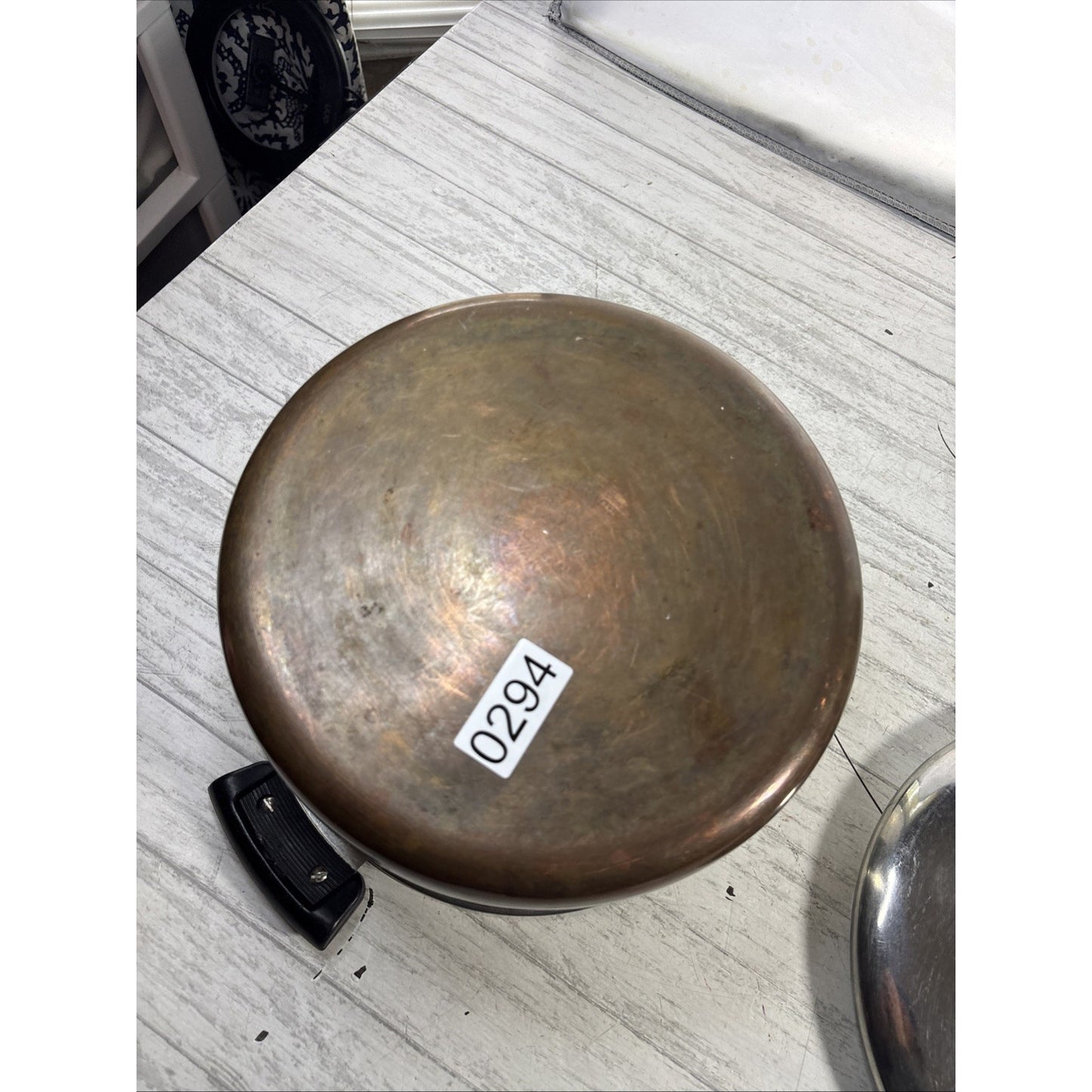 Revere Ware 1801 Copper Bottom 4 1/2 Qt Quart Stock Pot/ Dutch Oven w Lid