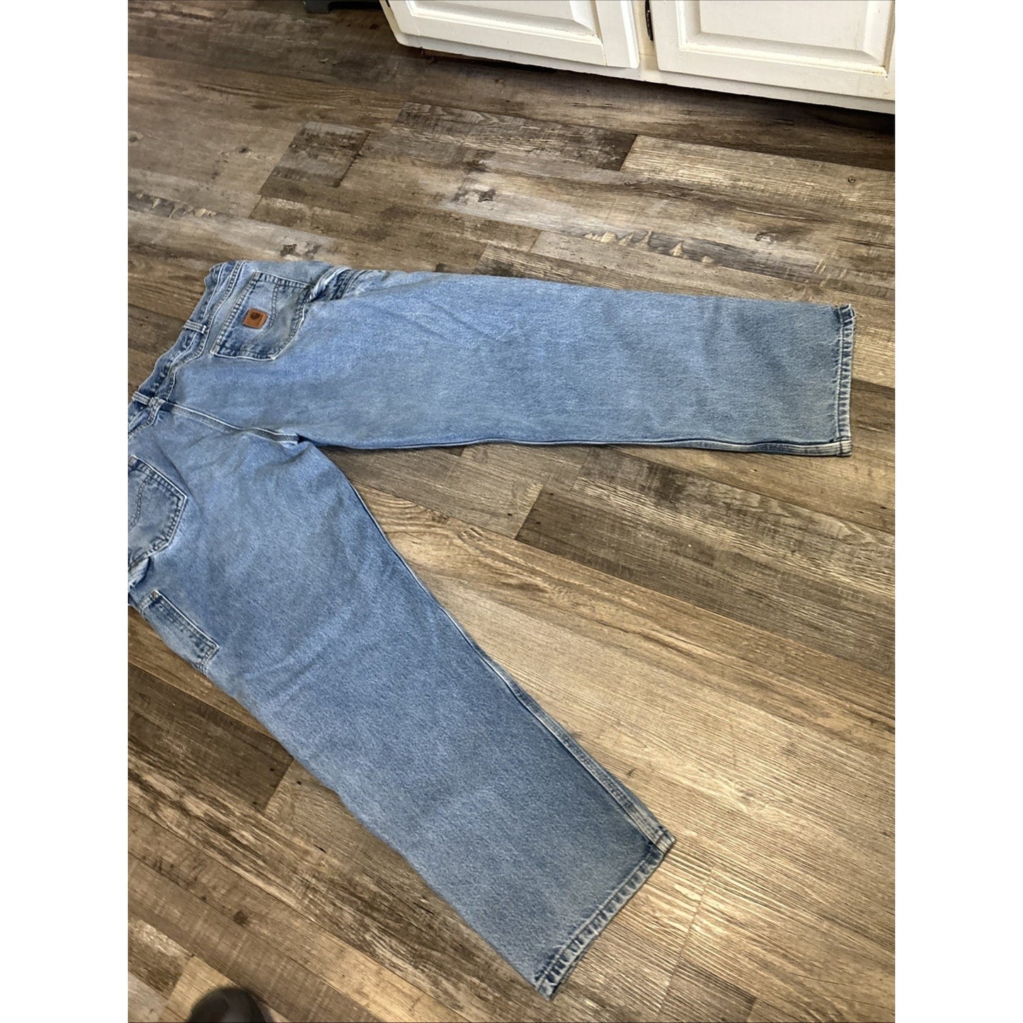 Carhartt Relaxed Fit Straight Leg Carpenter Jeans 44 X 32 B171 DST VTG