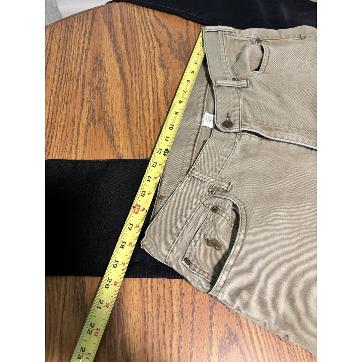 Polo Ralph Lauren Mens Classic 867 Jeans Beige Brown 100% Cotton 38x30 Preppy