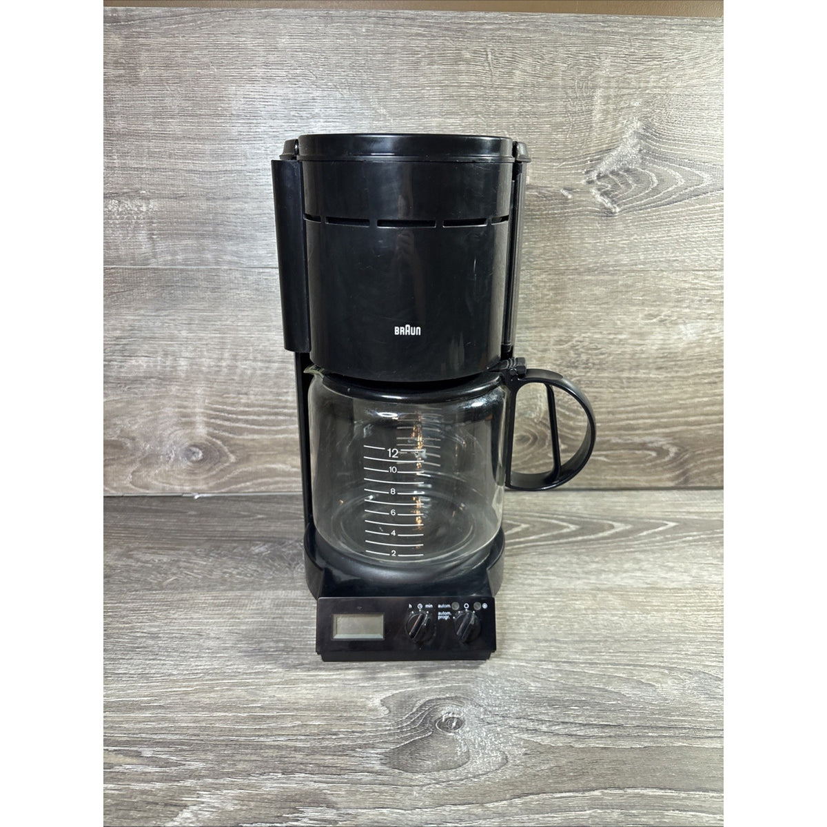Vintage Braun Aromaster 4091 12 Cup Coffee Maker Black