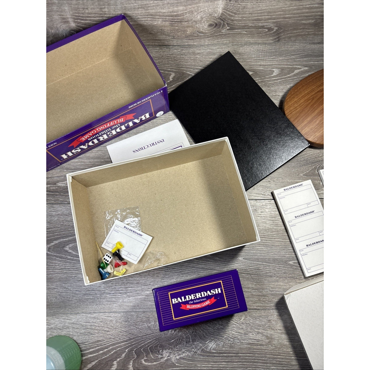 Gameworks Balderdash Vintage 1984 Complete Board Game Word Dice 2+ 10+