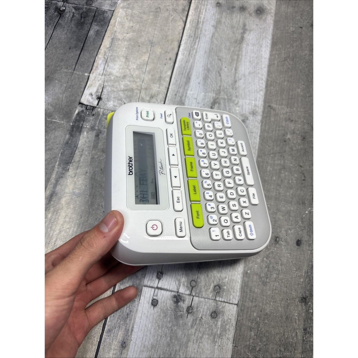 Brother P-Touch PT-D210 Handheld Label Maker Fully Functional