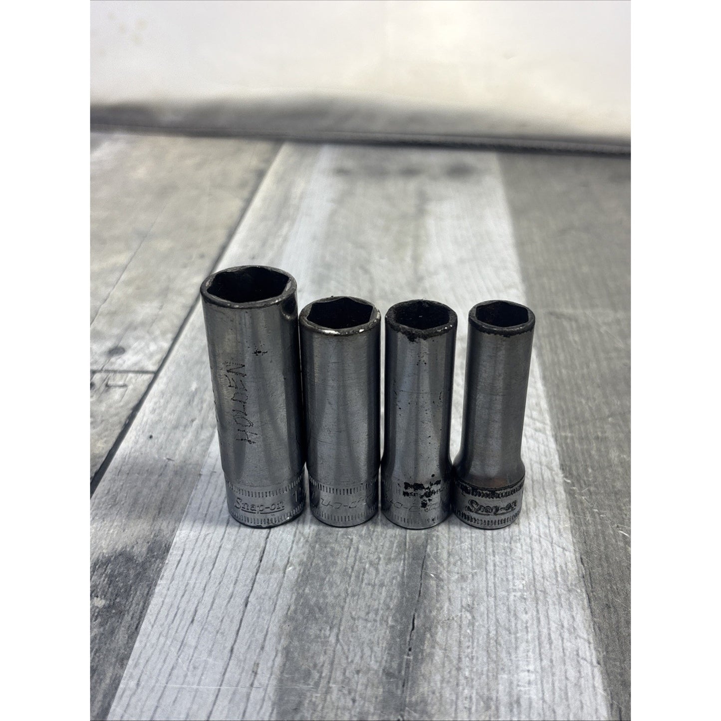 Snap-on Vintage Deep Point Sockets Metric 3/8 Drive - SFSM 15 13 11 10