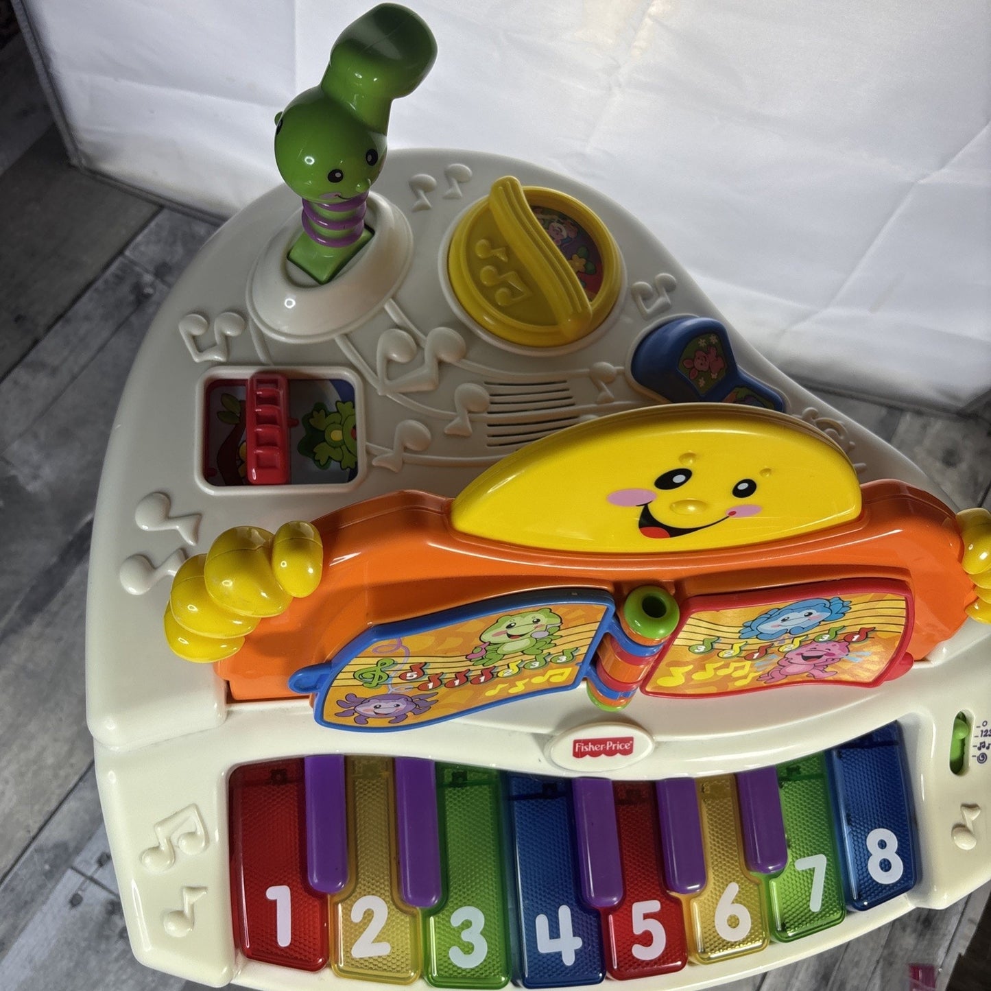 2006 Fisher Price Grand Piano Baby Toddler Laugh & Learn Toy Tested & Works