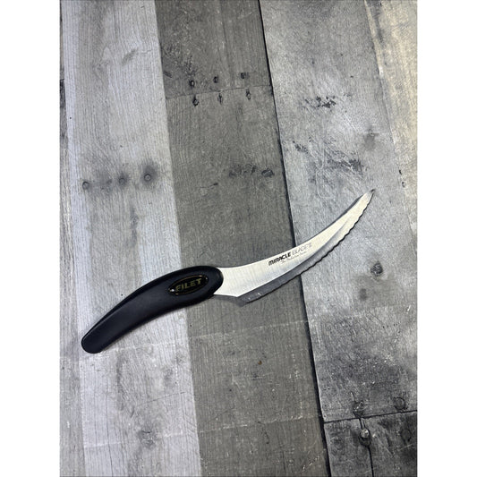 Miracle Blade III The Perfection Series Stainless Steel Filet Serrated Knife 6"