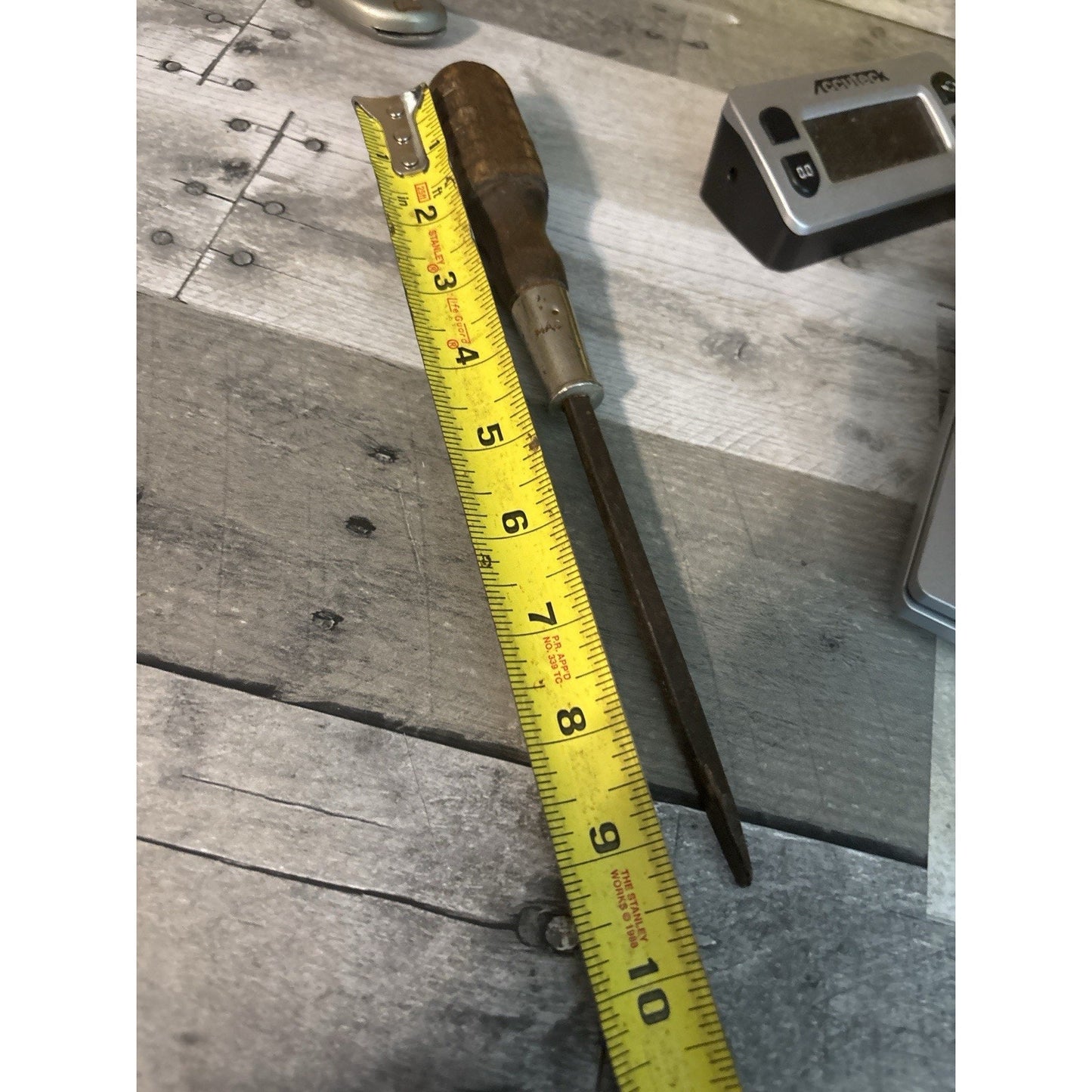 Mac Tools 1/4" Flathead Slotted Screwdriver 10 In Length Wood Grip