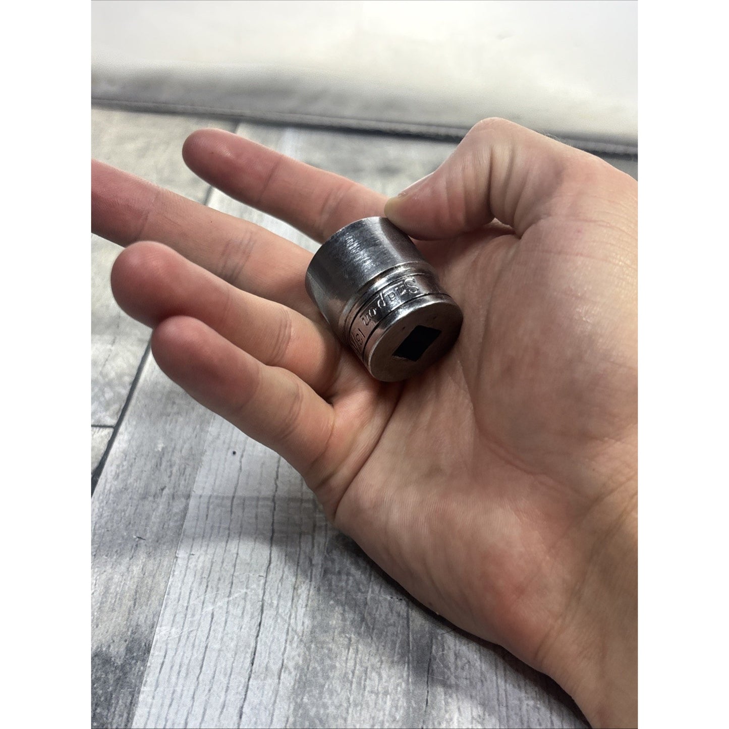 Snap On 3/8" Drive 13/16" 6PT SAE Chrome Socket FS261 - Vintage 1987