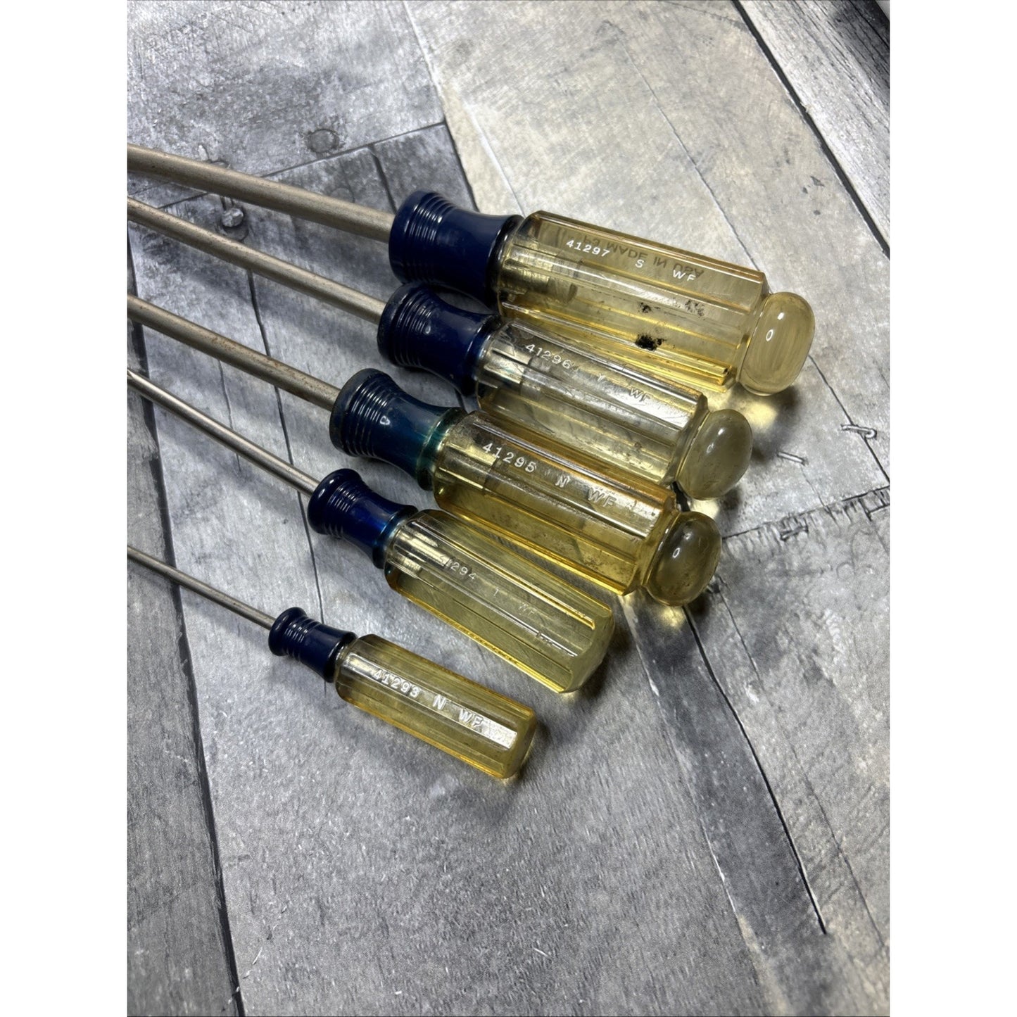 Craftsman USA Phillips Screwdriver Set ( Lot 5 Vintage ) 41293-41297 WF