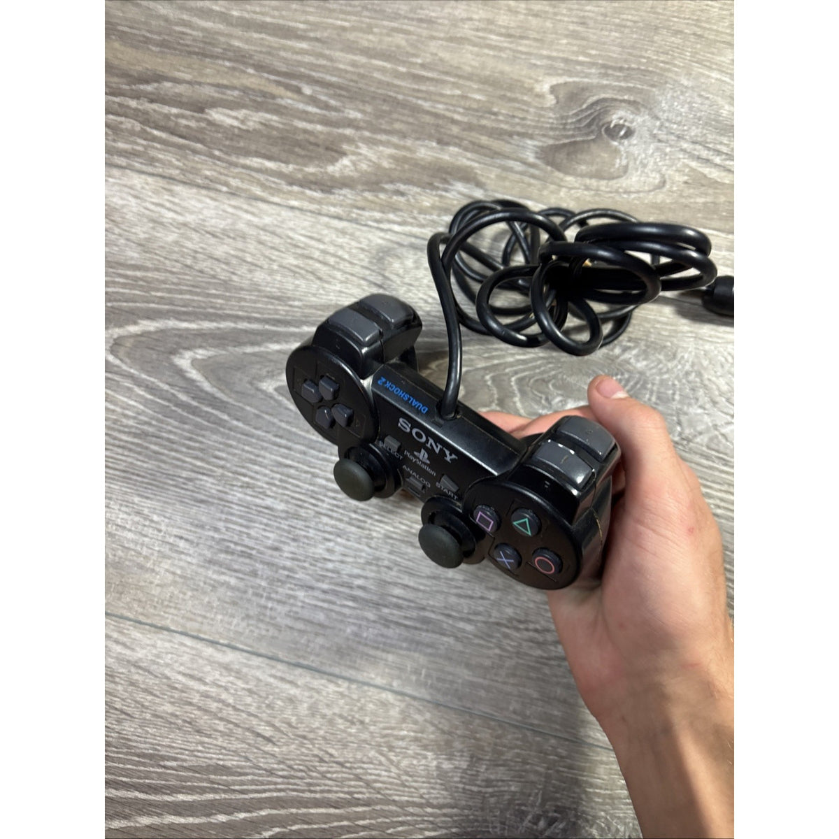 Sony PlayStation 2 Dual Shock Analog Controller - Black - SCPH-10010
