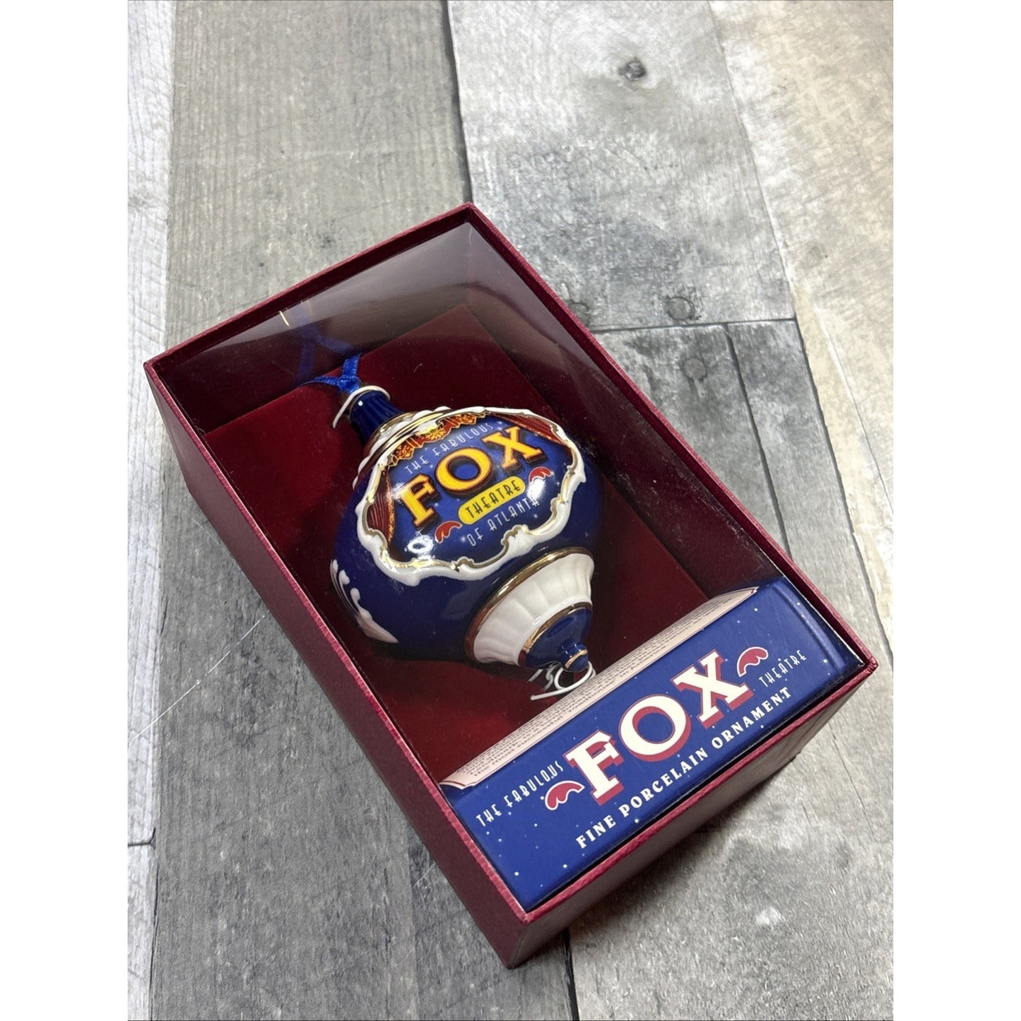 Fox Theater of Atlanta Porcelain Christmas Tree Ornament RARE