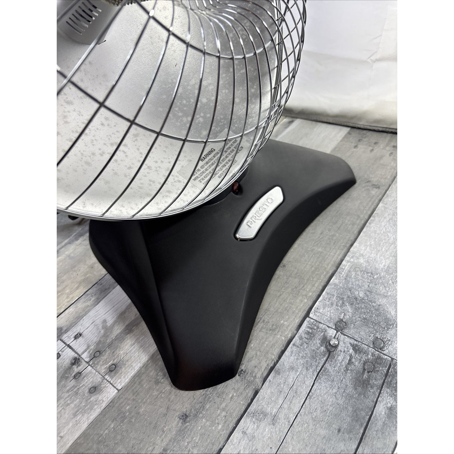 Presto Heat Dish Parabolic Electric Heater Model 0792201 Works