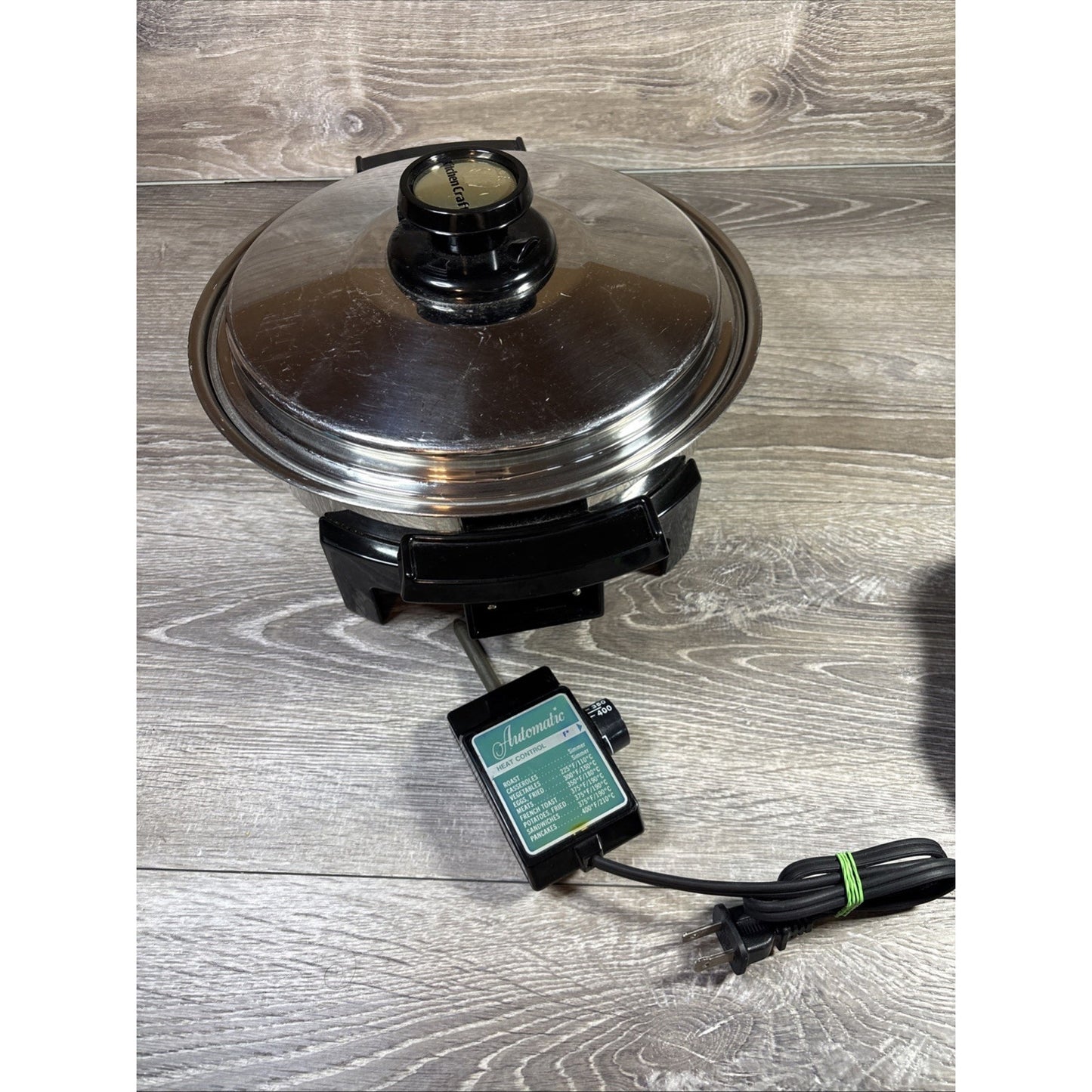 Kitchen Craft by West Bend -Electric Skillet Liquid Core 11.5" EUC