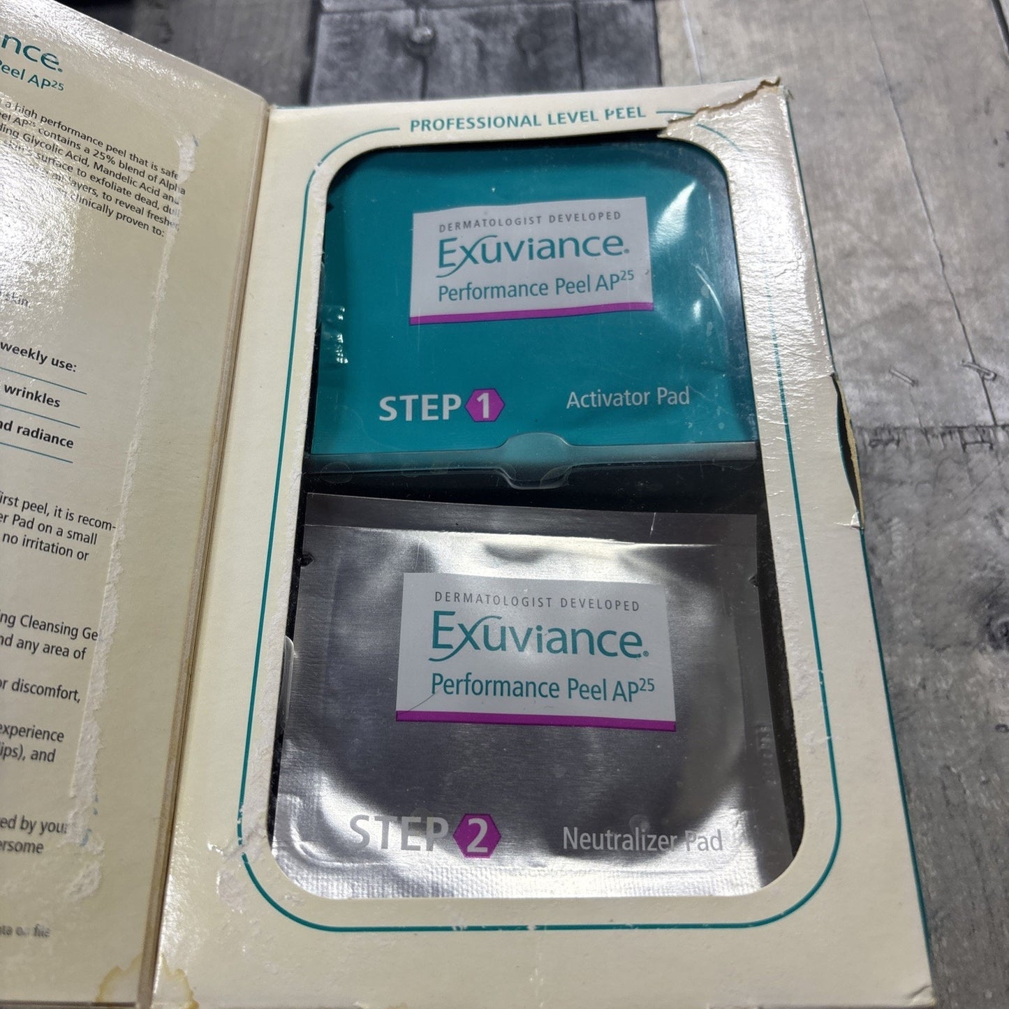Exuviance Performance Peel AP25 - Anti-Wrinkle Glycolic Peel - Open Box See Pics
