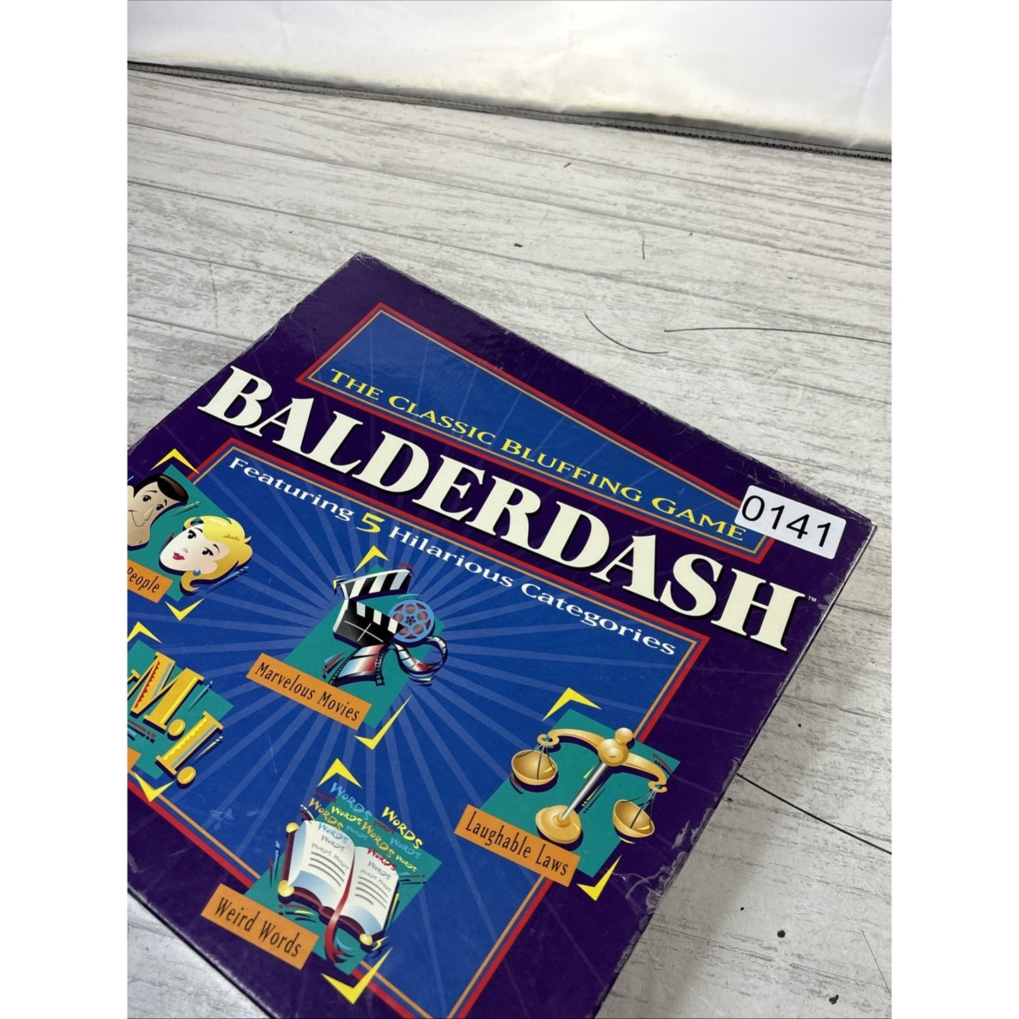 Balderdash Board Game 2003 Mattel The Classic Bluffing Game - 100% COMPLETE