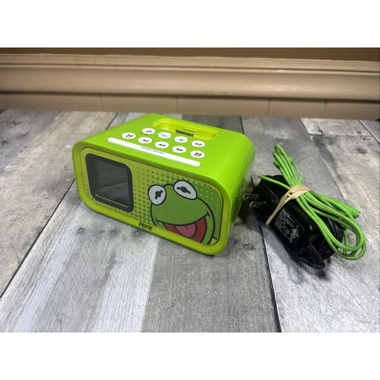 iHome Alarm Clock w/ iPod Dock Kermit DK-H22 RARE Tested & Working w/ Cables