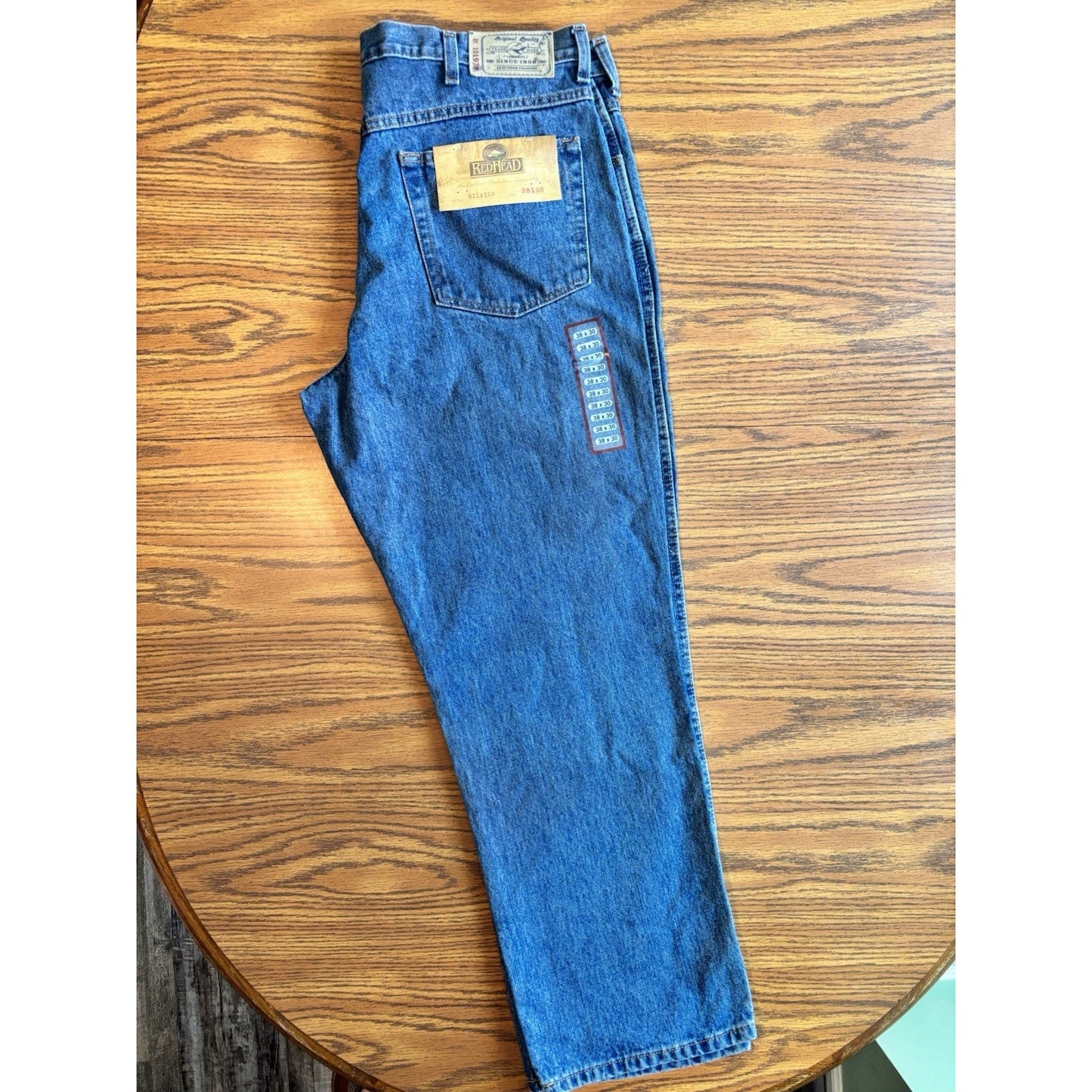 New Red Head Brand Co Men’s Relaxed Denim Jeans 38x30 Bass Pro Shop Brand