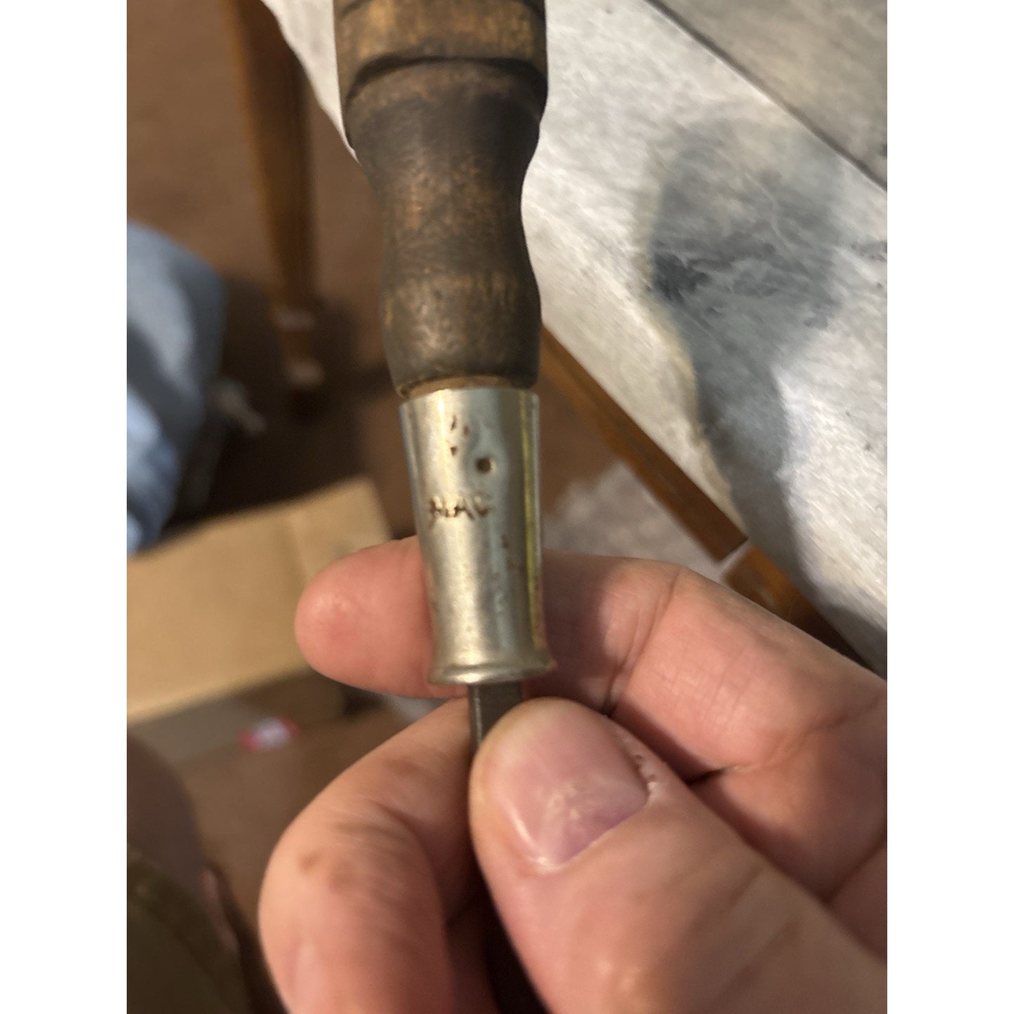 Mac Tools 1/4" Flathead Slotted Screwdriver 10 In Length Wood Grip