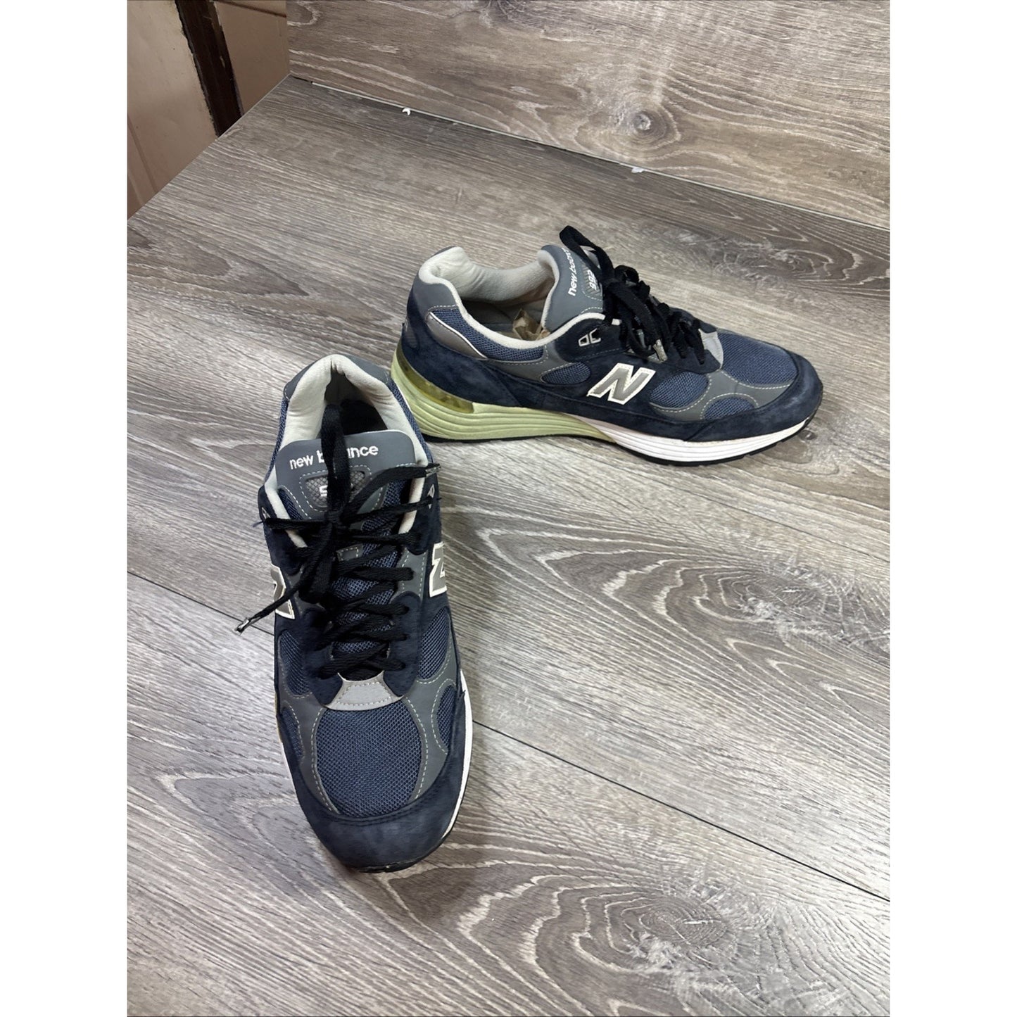 New Balance 992 Made in USA Navy Grey Size 12