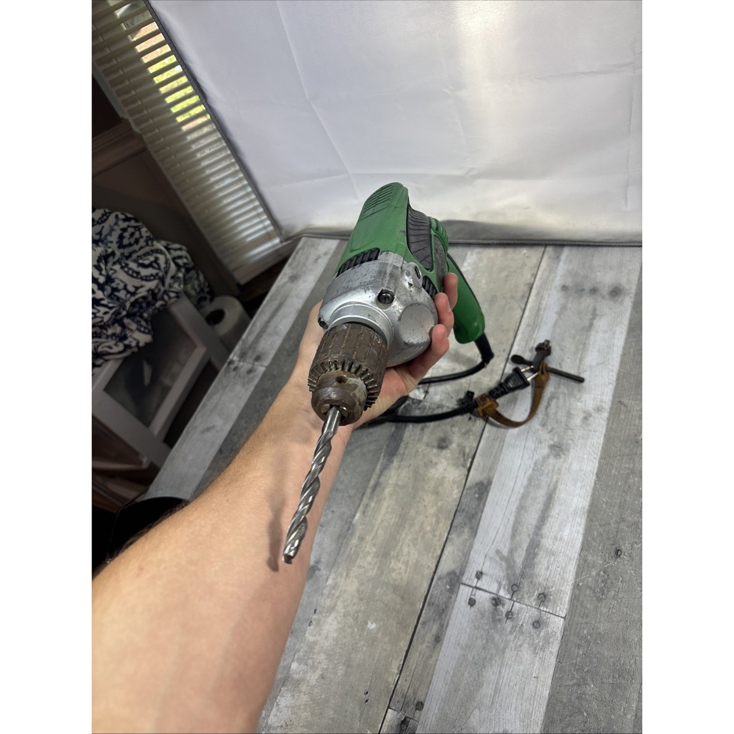 Hitachi D13VF 9.0 Amp 1/2" Corded Drill Tested Working