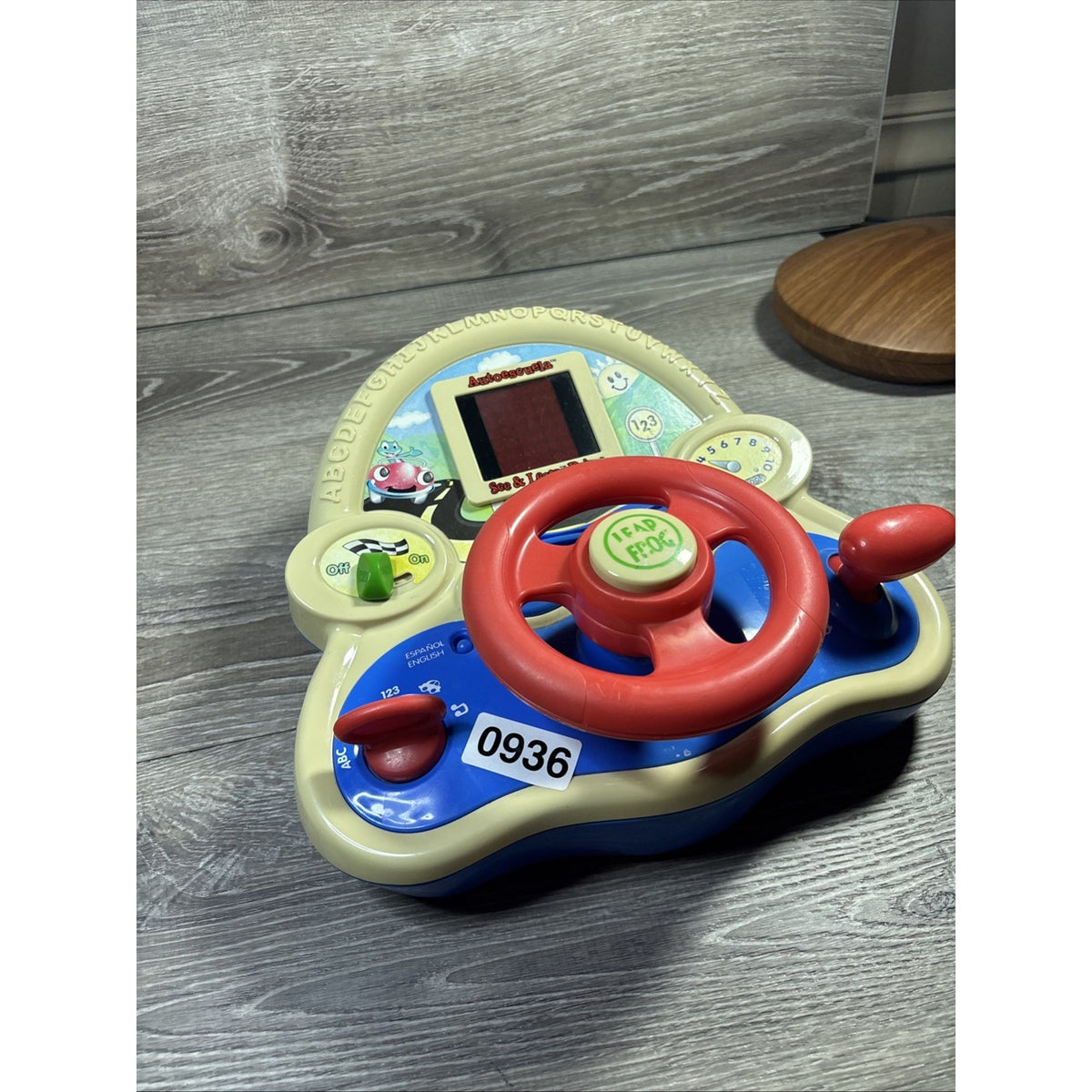 LeapFrog See & Learn Driver Toy Bilingual English Spanish Alphabet Numbers Songs