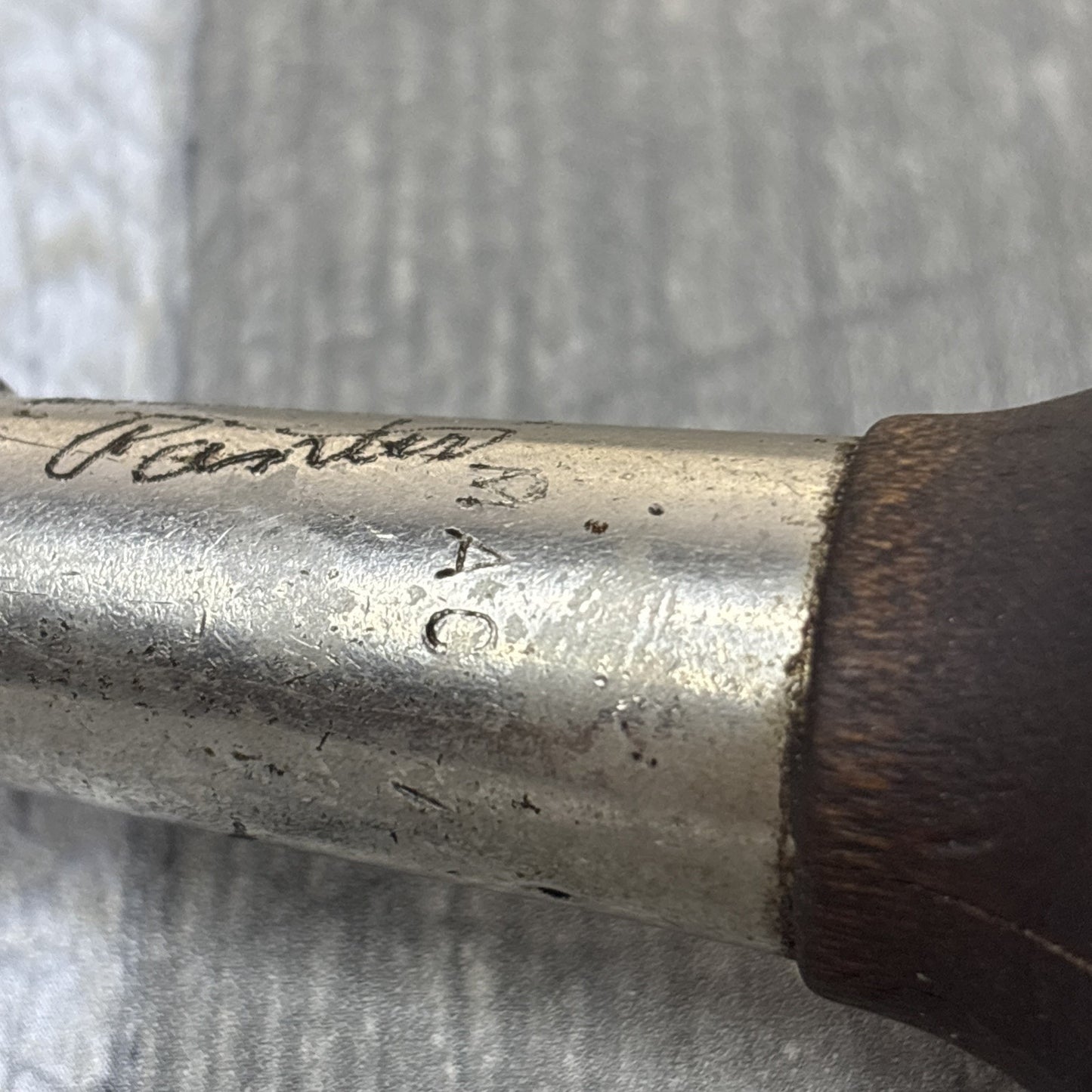 Vintage Mac Tools Slotted Flat Head Screwdriver Wooden Handle Sabina, Ohio USA