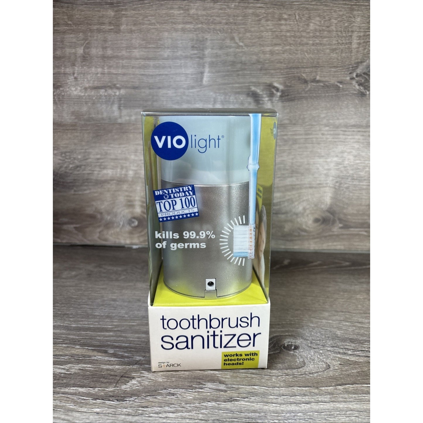 NIB Violight Toothbrush Sanitizer VIO100 Multi Toothbrush UV Sanitizer OralB +