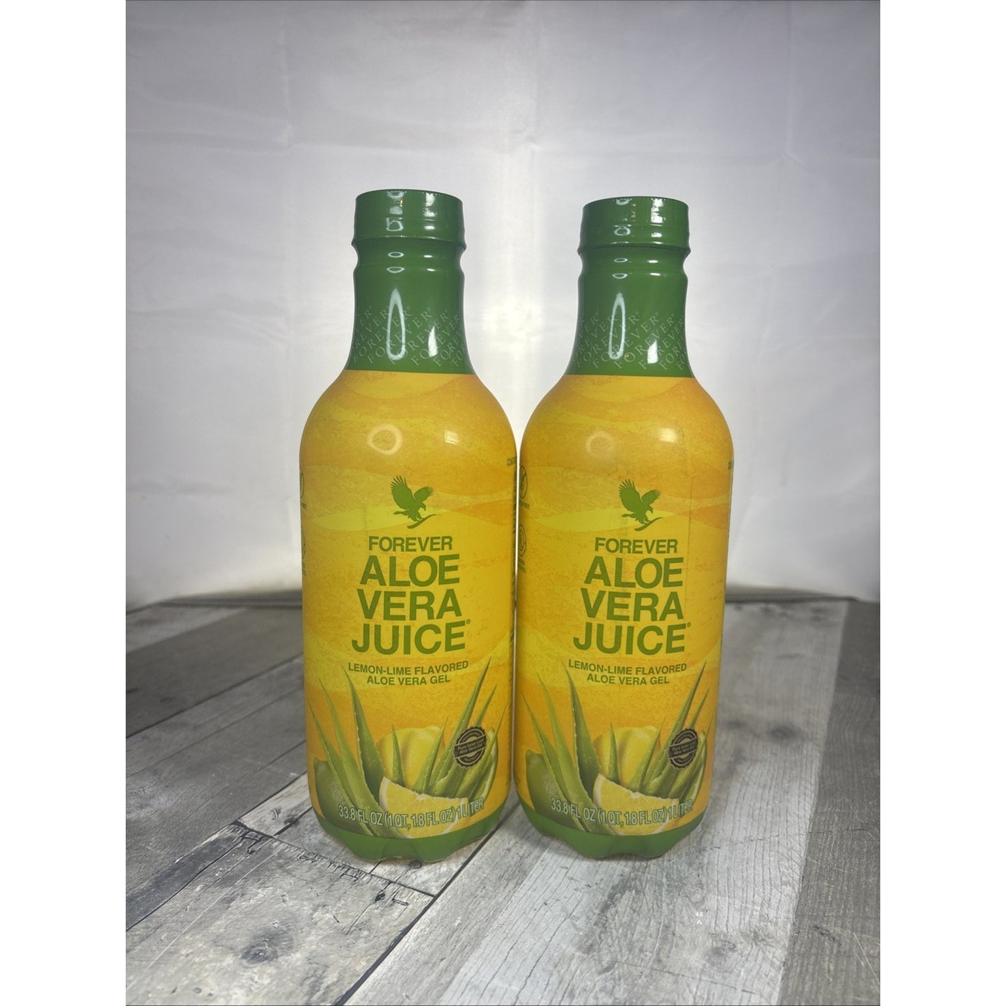 Forever Aloe Vera Juice All Natural Sugar Free Halal 33.8 fl.oz (1 Liter) 2 Pack