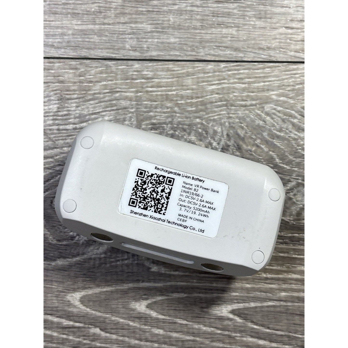 BOBOVR VR Power Bank Rechargeable Battery White B2 5200mAh