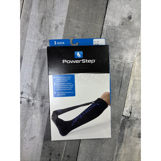 Powerstep Ultrastretch Night Sock (16” - 21” Calf Size) Plantar Fasciitis Relief