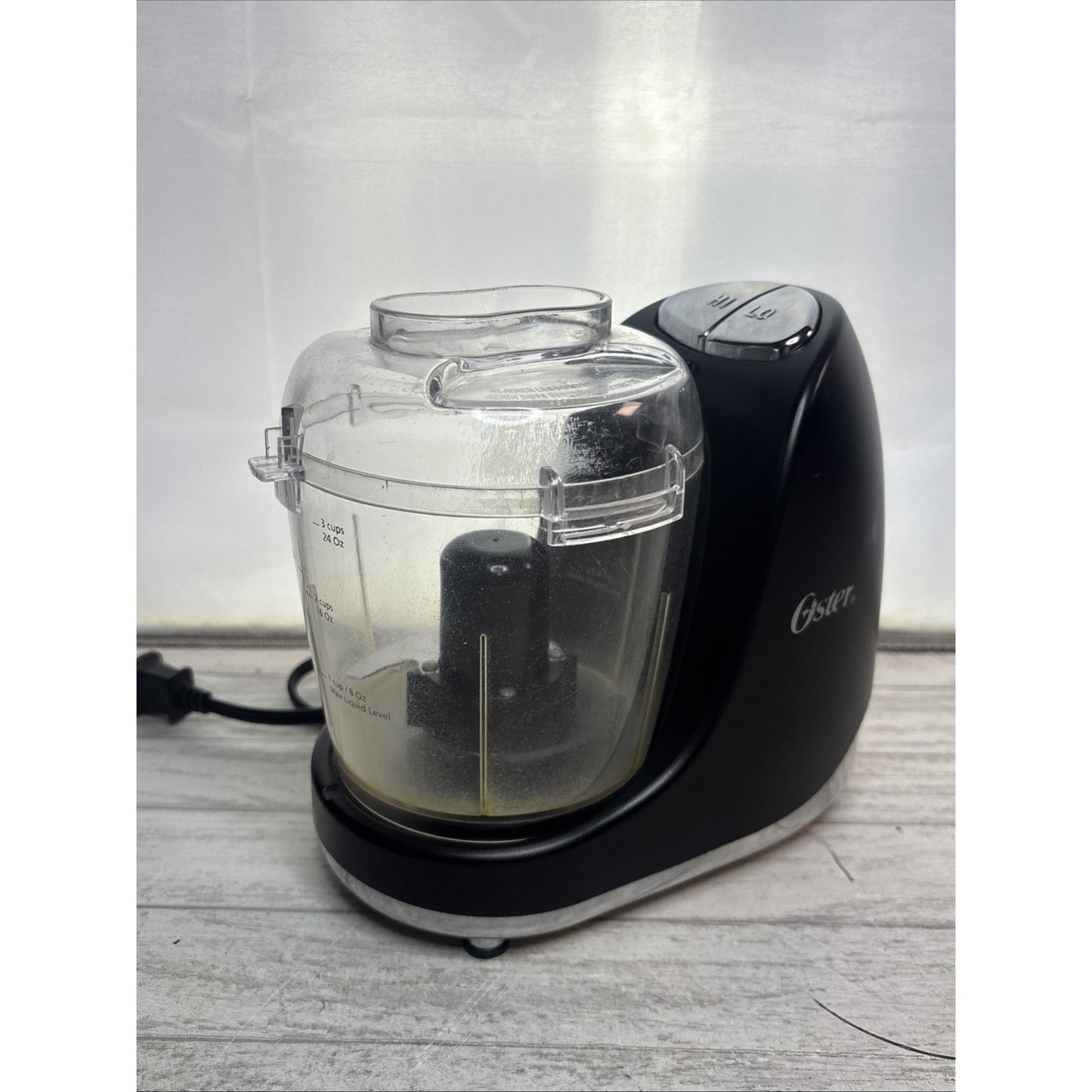 Oster Mini Food Chopper 2 Speed 3 Cups Black - Clean & Tested - Ready For Use