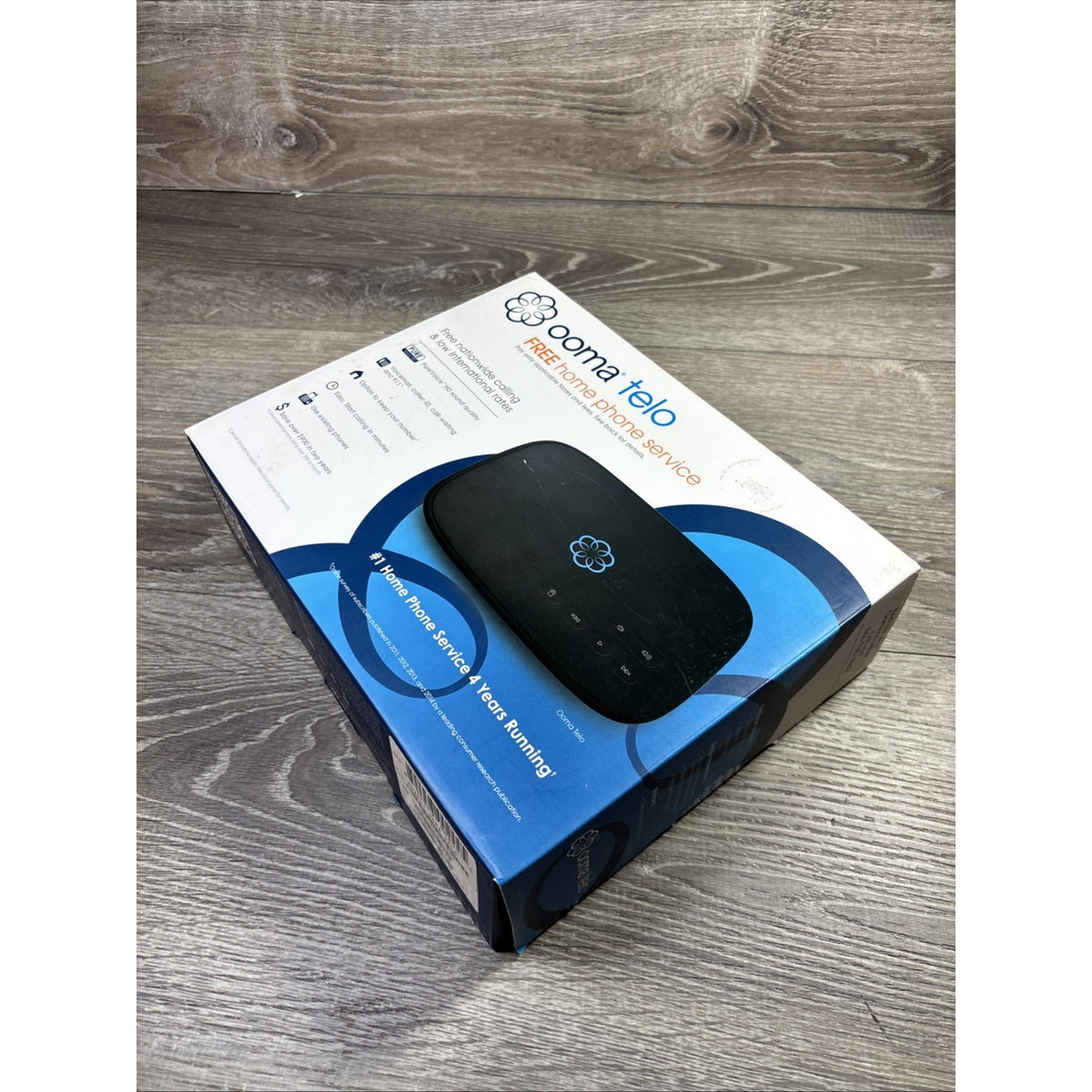 OOMA TELO Free Home Phone Service Model TELO104 New Open Box