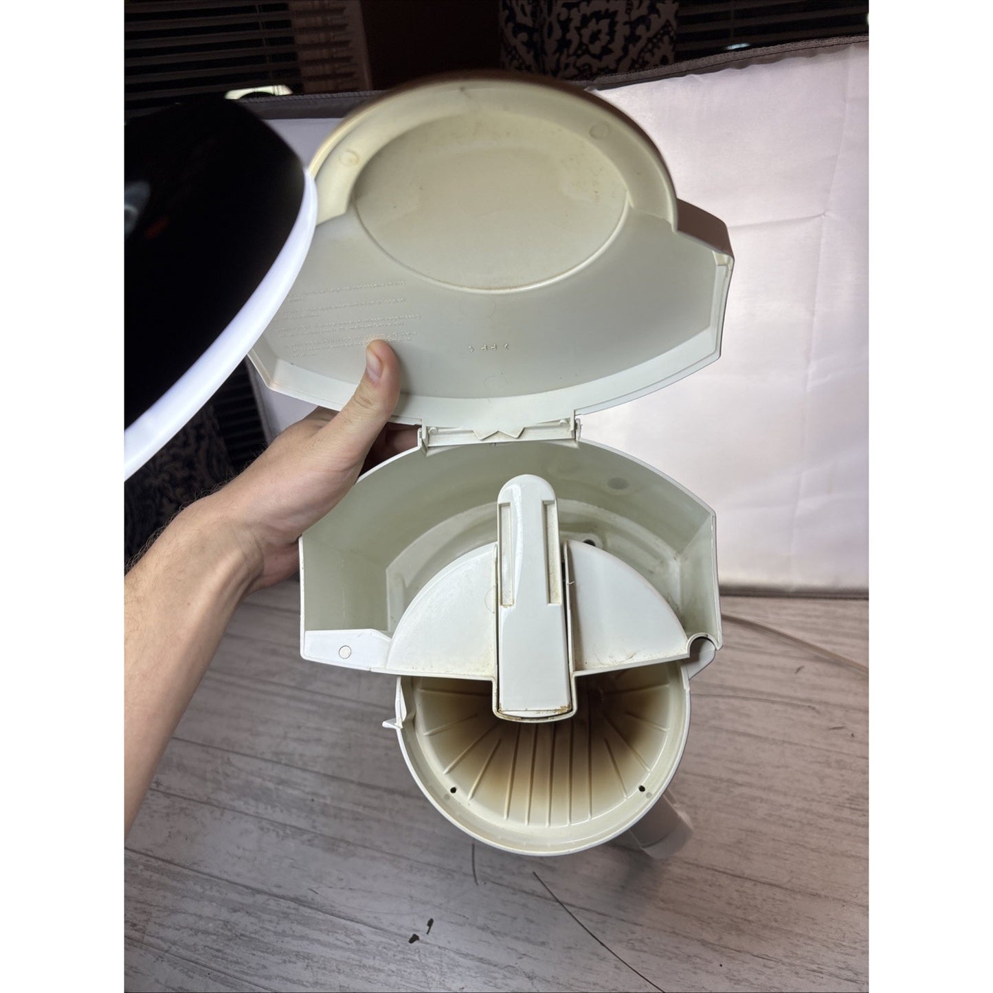Krups Coffee Maker Type 192 10 Cup White 120V 850W Made in Mexico - TESTED WORKS