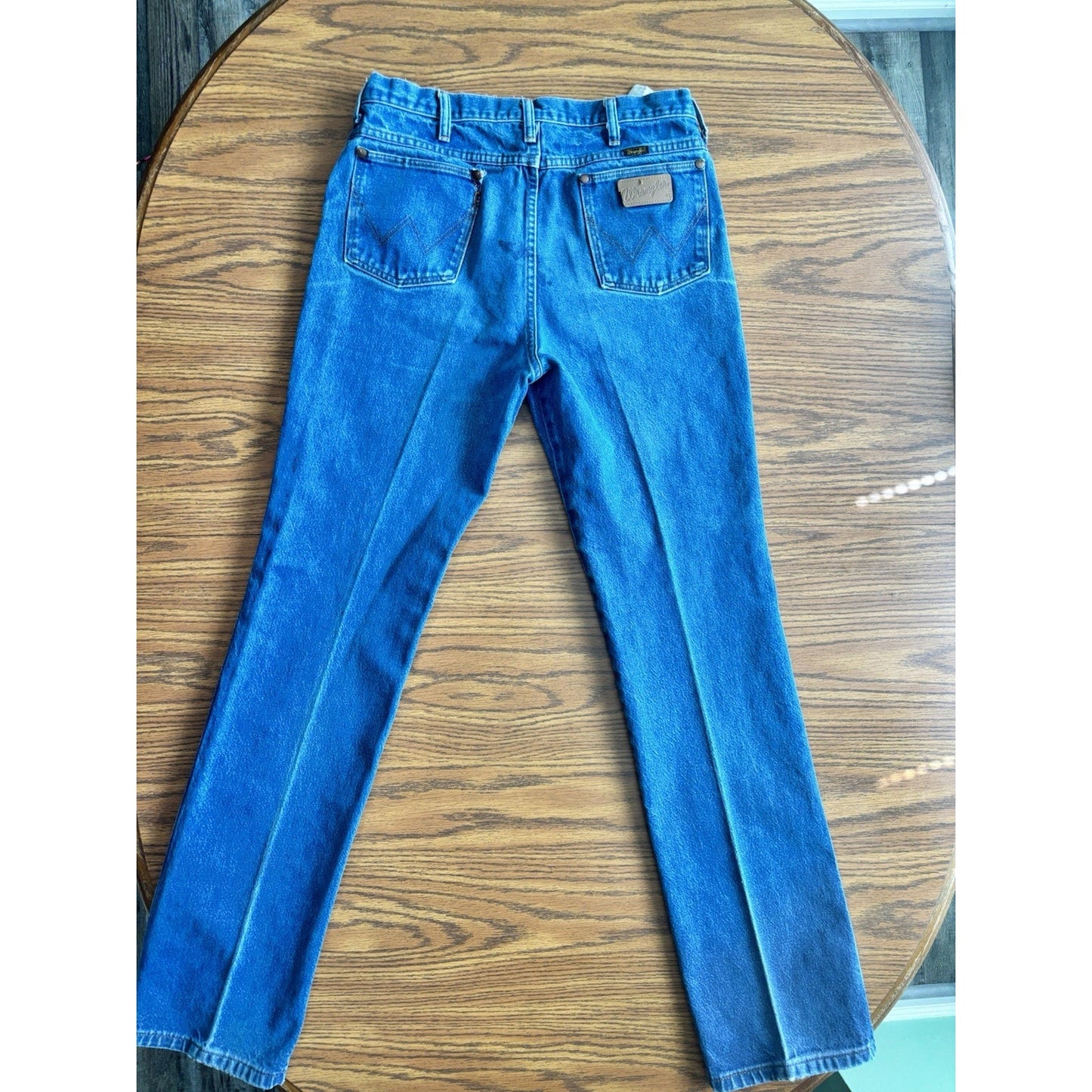Vintage Wrangler Jeans 936DEN Cowboy Cut Tapered - Made in USA 35x36 Western