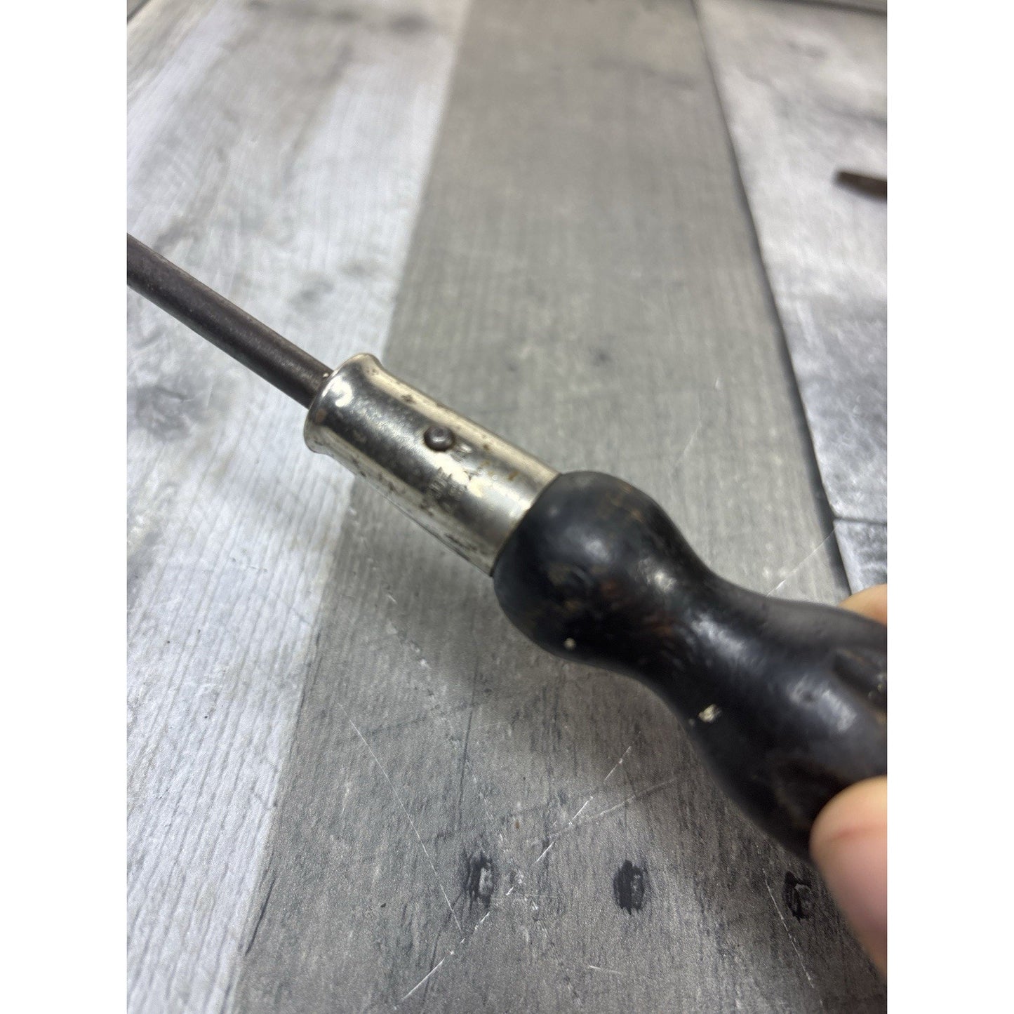 Vintage Flathead Screwdriver Wood Handle 9.5” USA