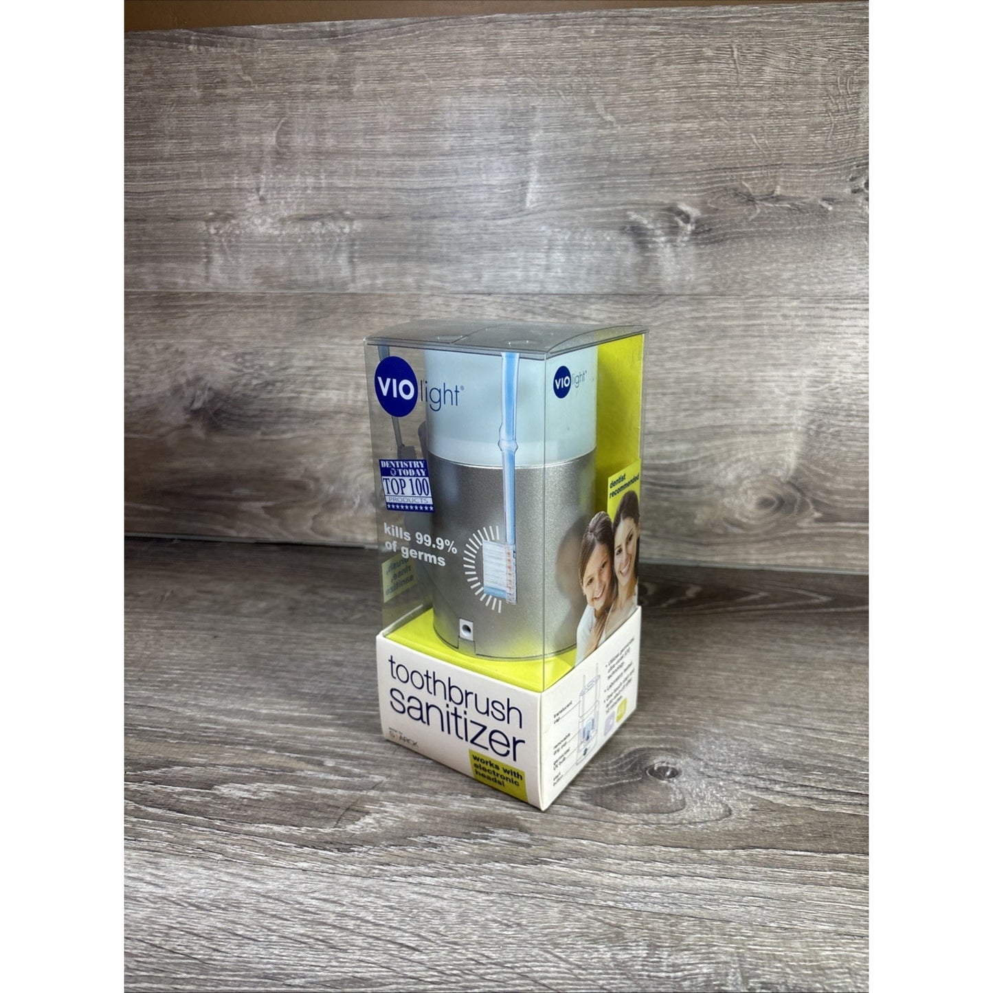 NIB Violight Toothbrush Sanitizer VIO100 Multi Toothbrush UV Sanitizer OralB +