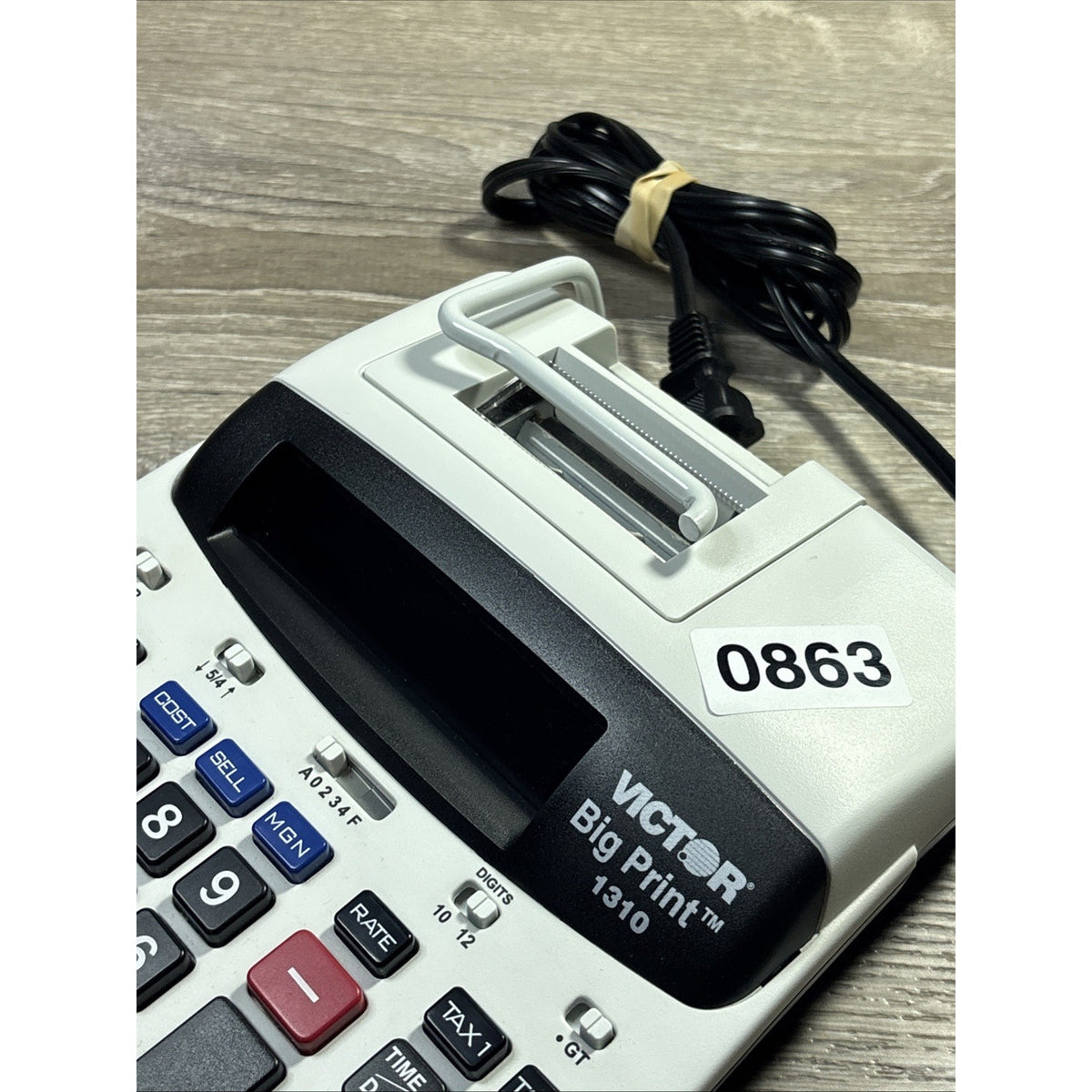 VICTOR 1310 Big Print Commercial Thermal Printing Calculator - White