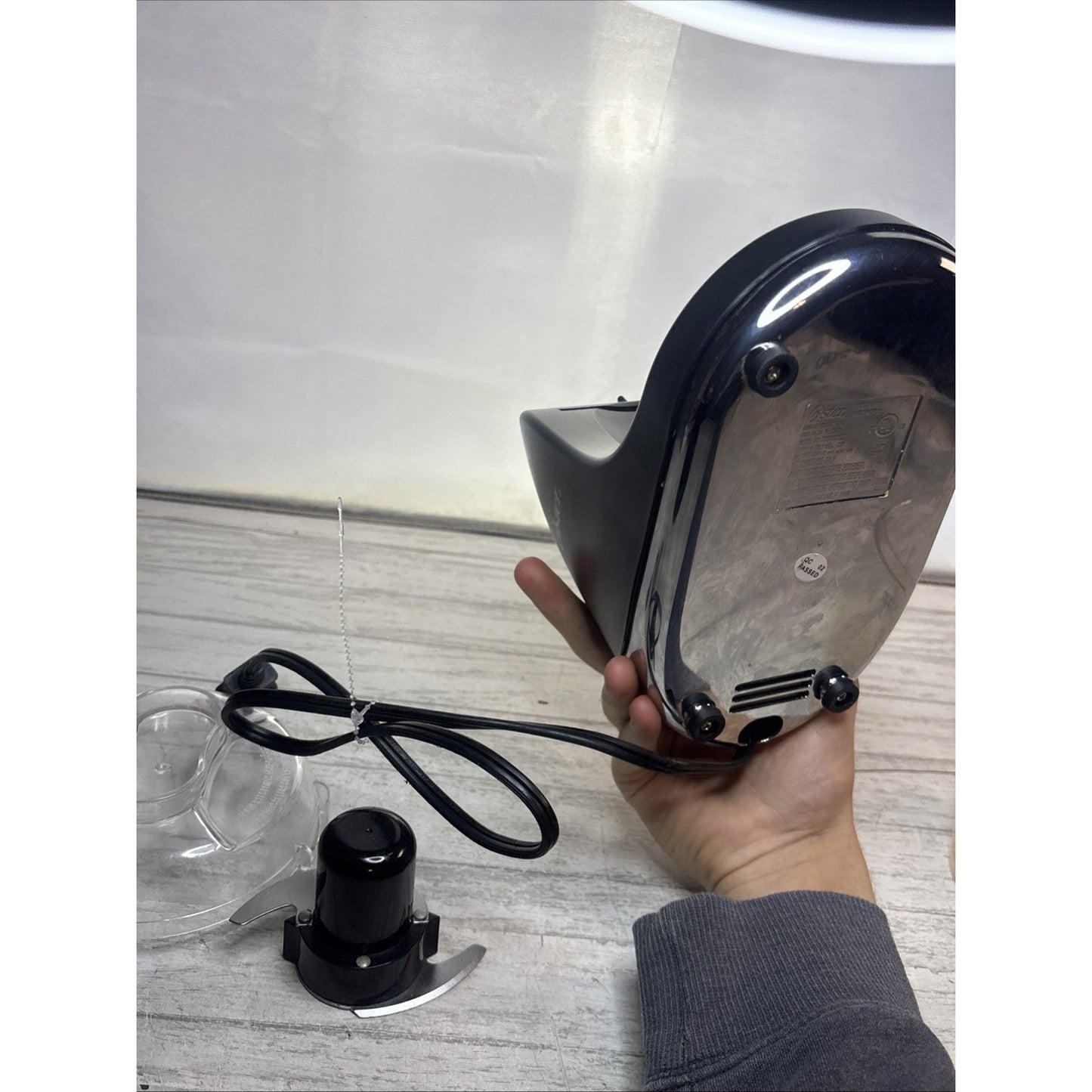 Oster Mini Food Chopper 2 Speed 3 Cups Black - Clean & Tested - Ready For Use