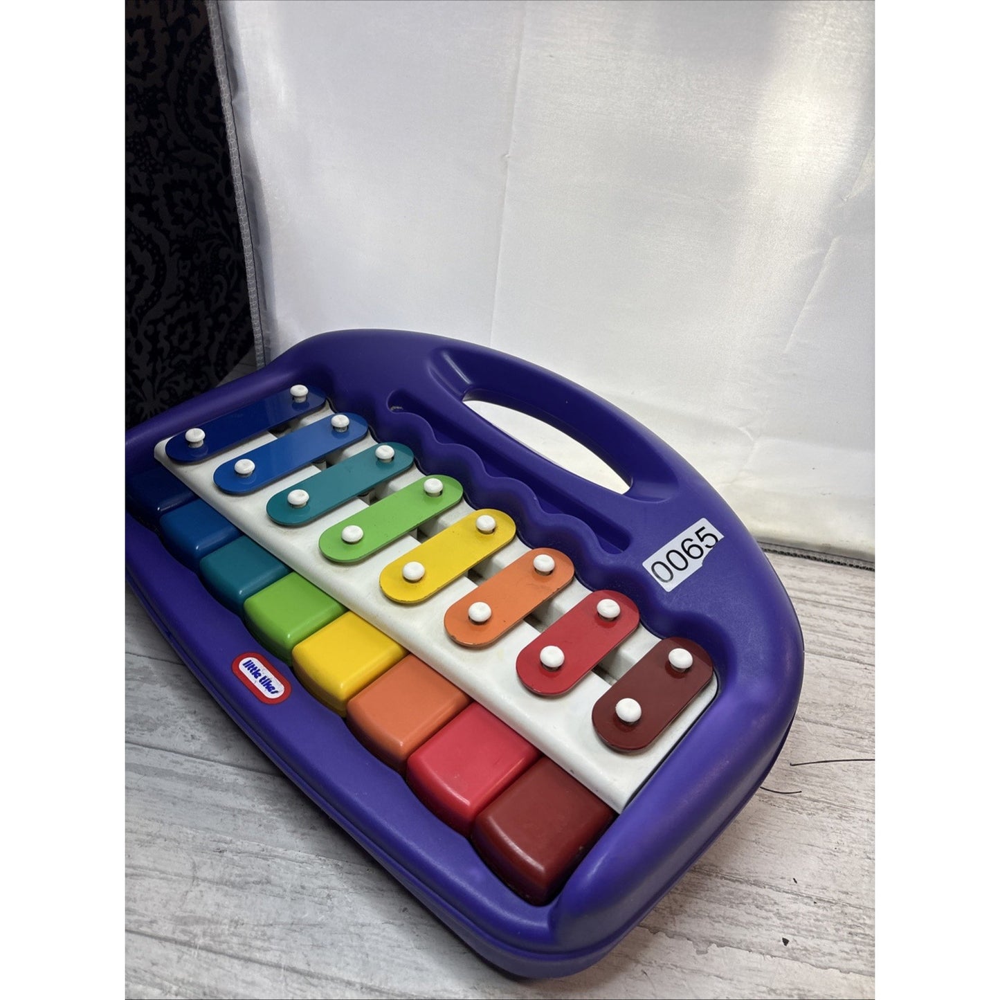 LITTLE TIKES Purple Musical Xylophone Piano Keyboard VERY CLEAN - Tested Works