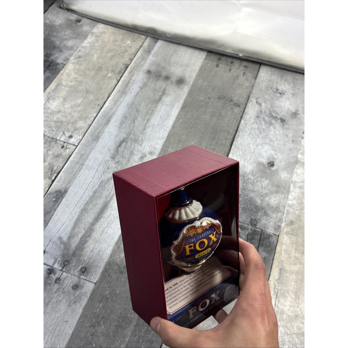 Fox Theater of Atlanta Porcelain Christmas Tree Ornament RARE